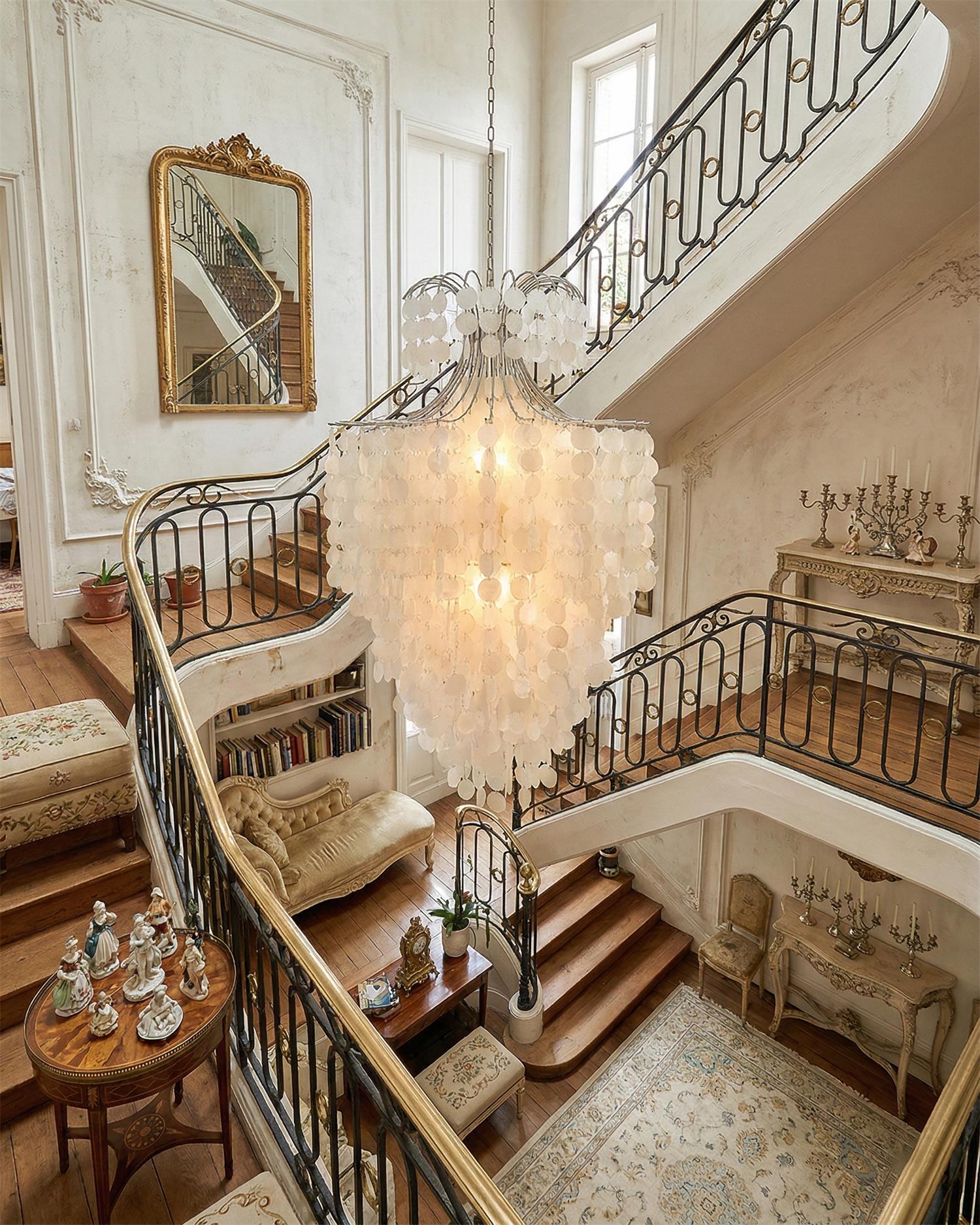 Odette Shell Chandelier