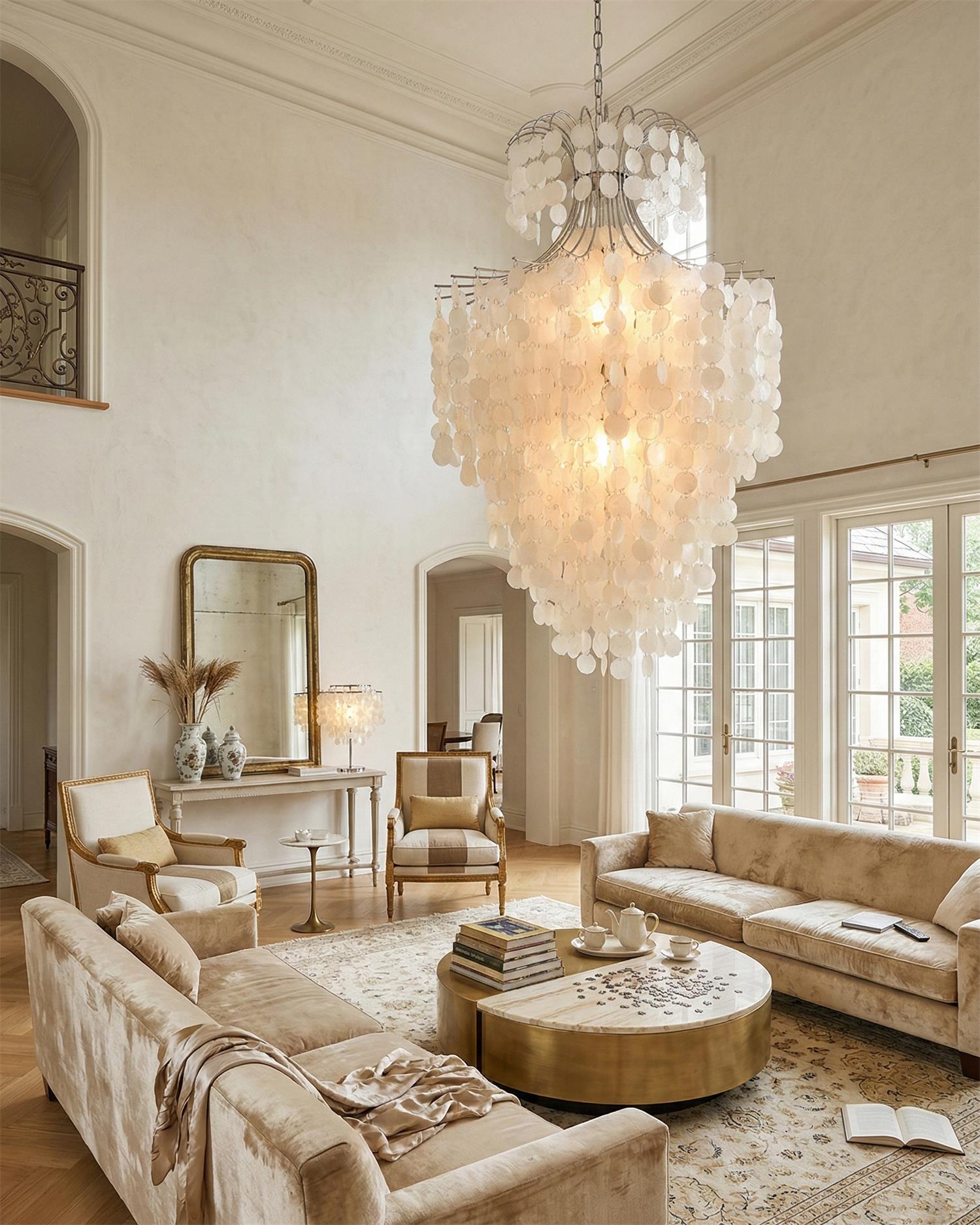 Odette Shell Chandelier