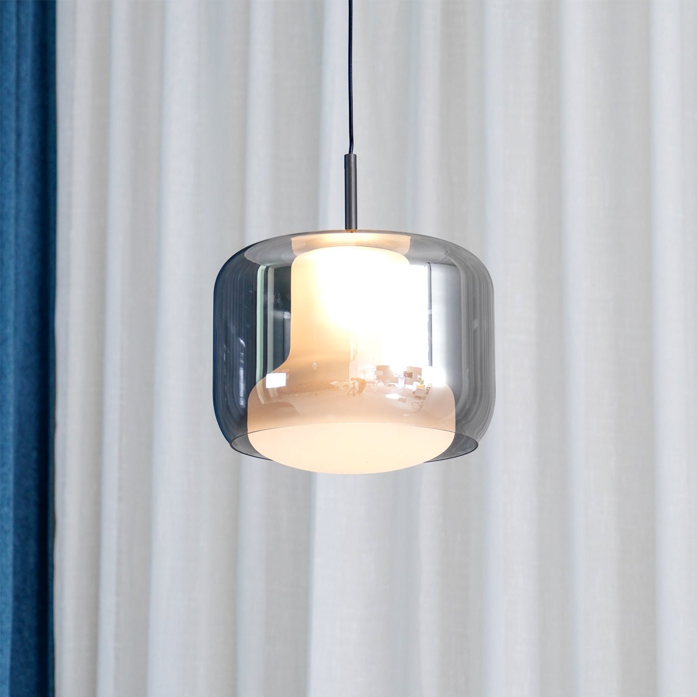 Wylr Modern Glass Pendant Lamp-Neutral Decor