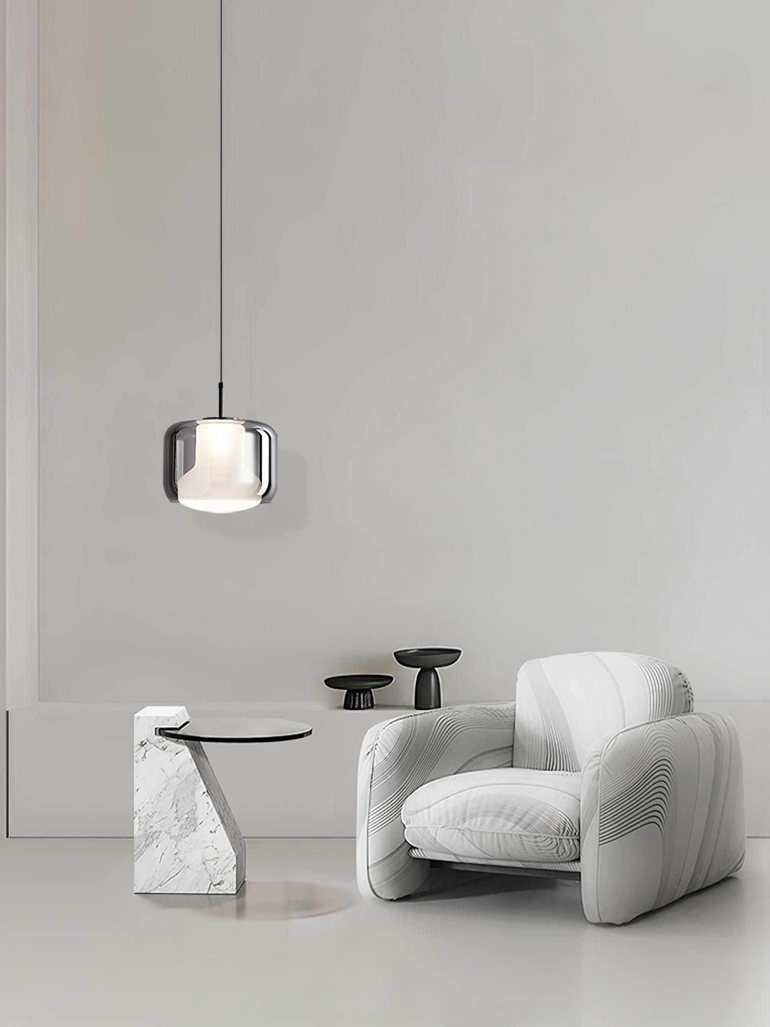 Wylr Modern Glass Pendant Lamp-Neutral Decor