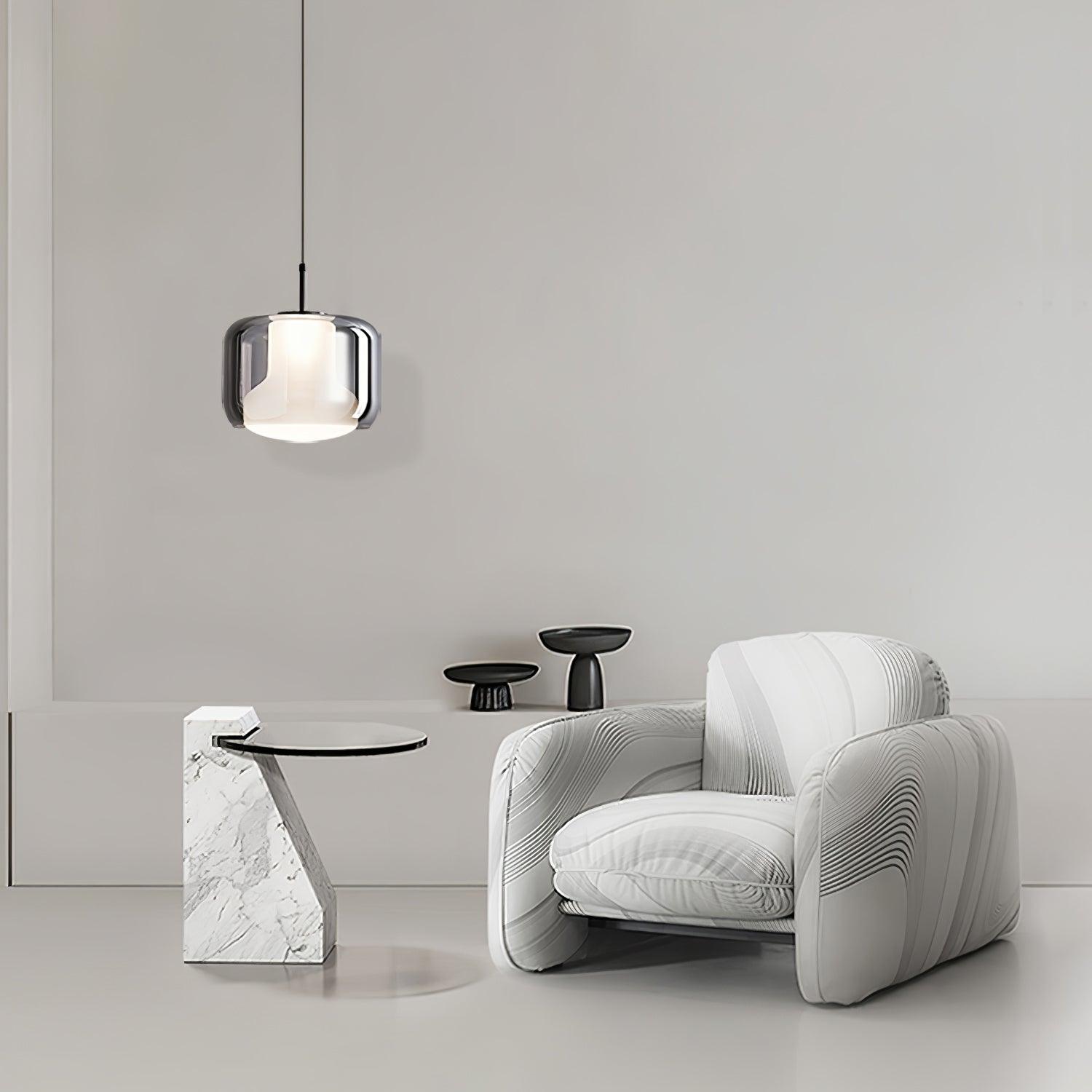 Wylr Modern Glass Pendant Lamp-Neutral Decor