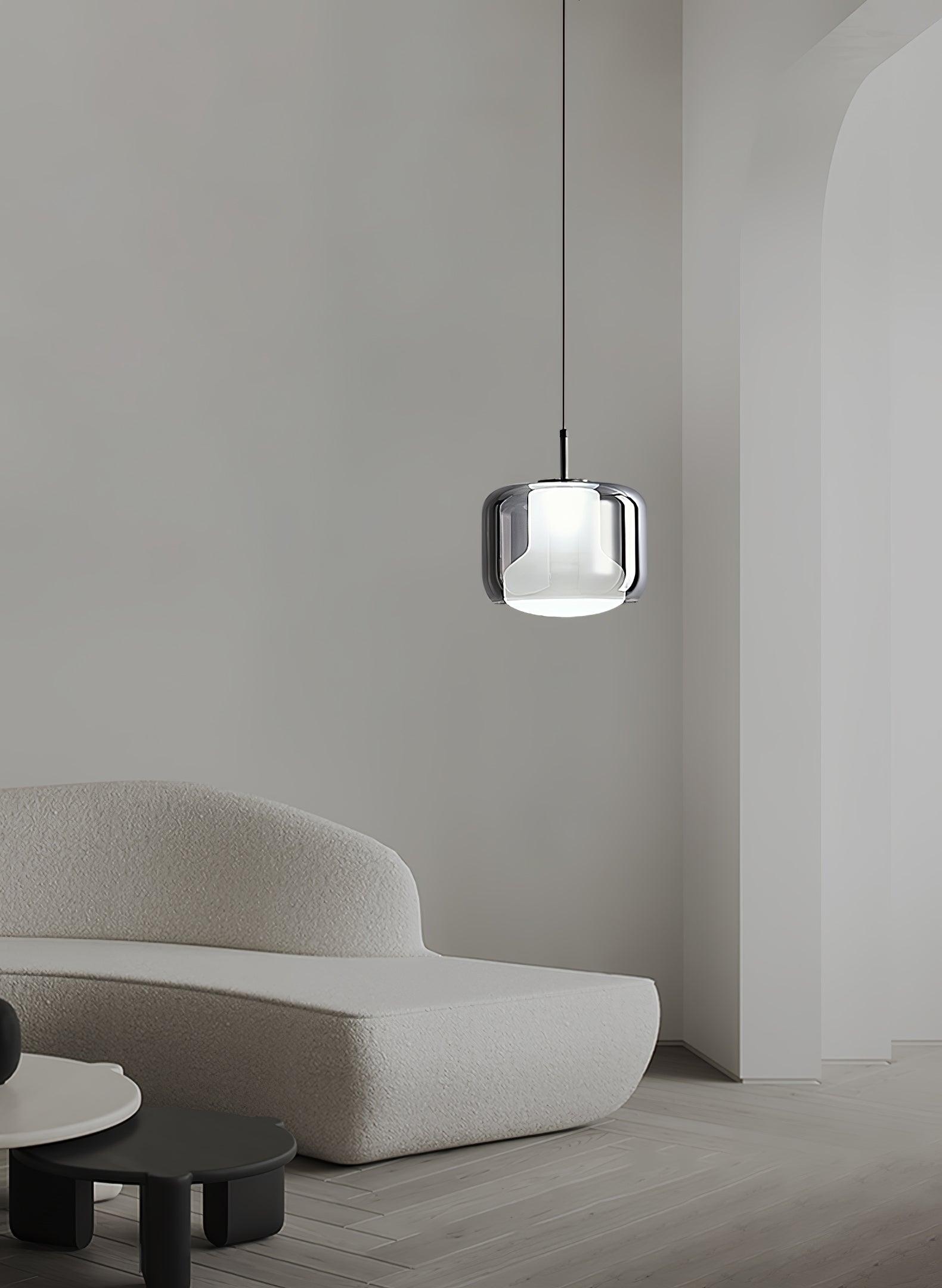 Wylr Modern Glass Pendant Lamp-Neutral Decor