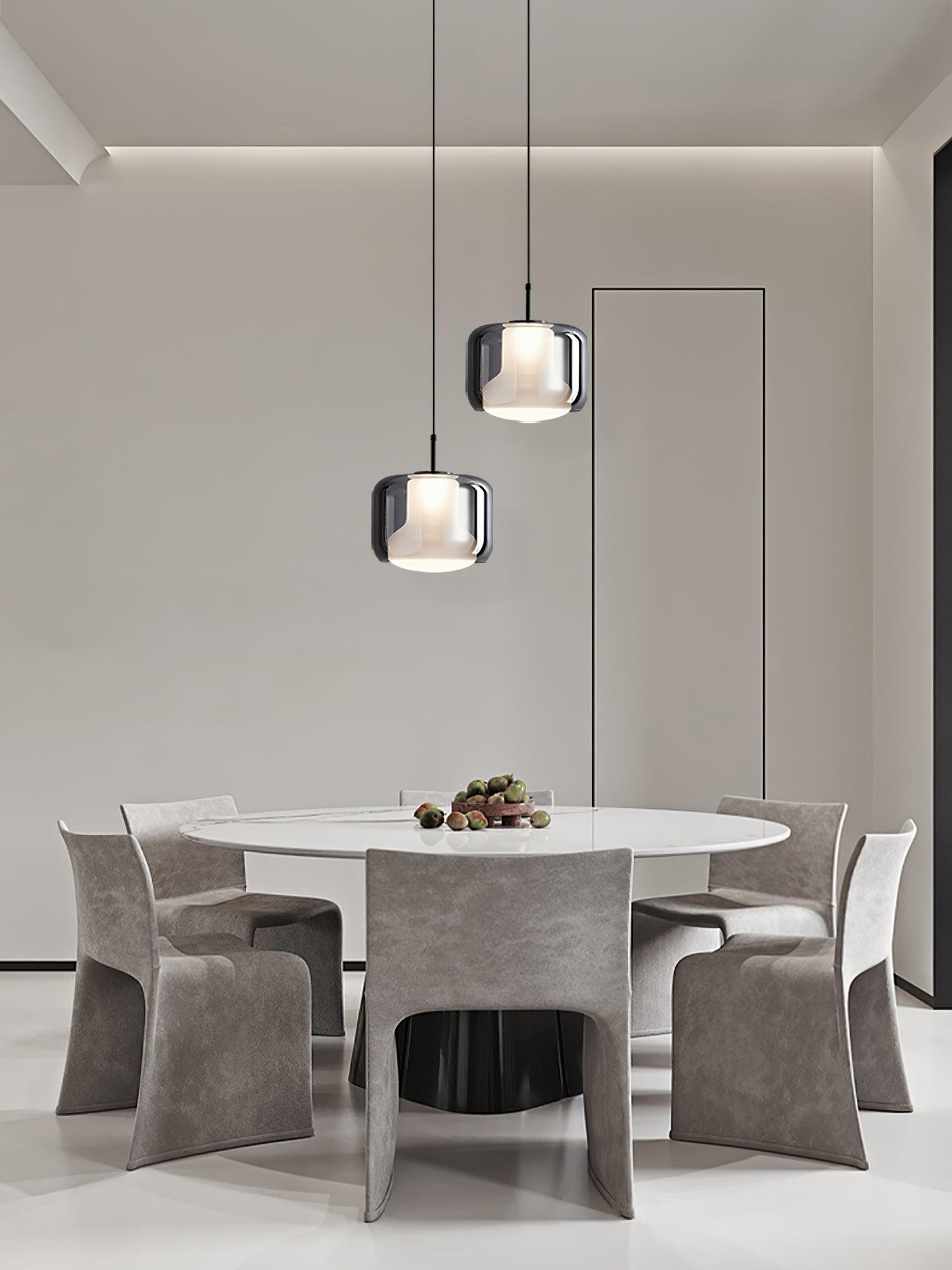 Wylr Modern Glass Pendant Lamp-Neutral Decor