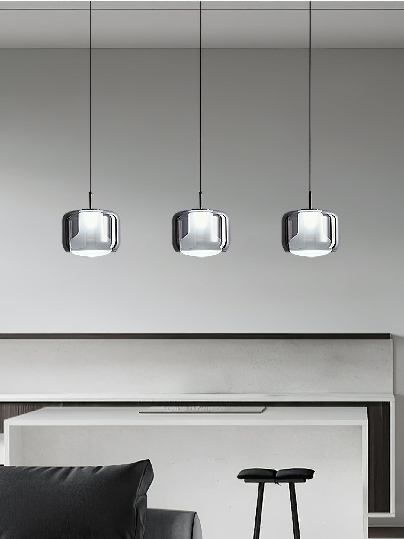 Wylr Modern Glass Pendant Lamp-Neutral Decor