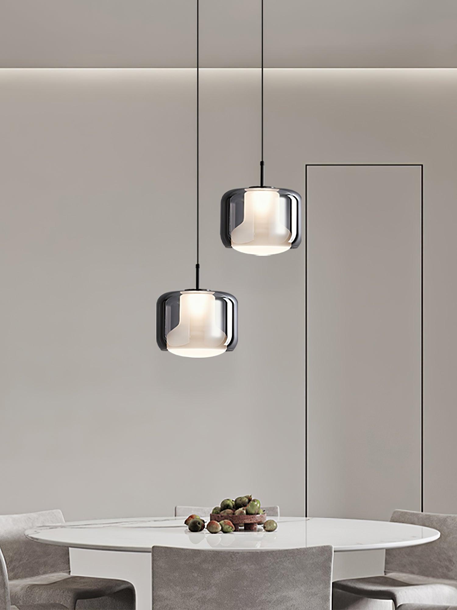 Wylr Modern Glass Pendant Lamp-Neutral Decor