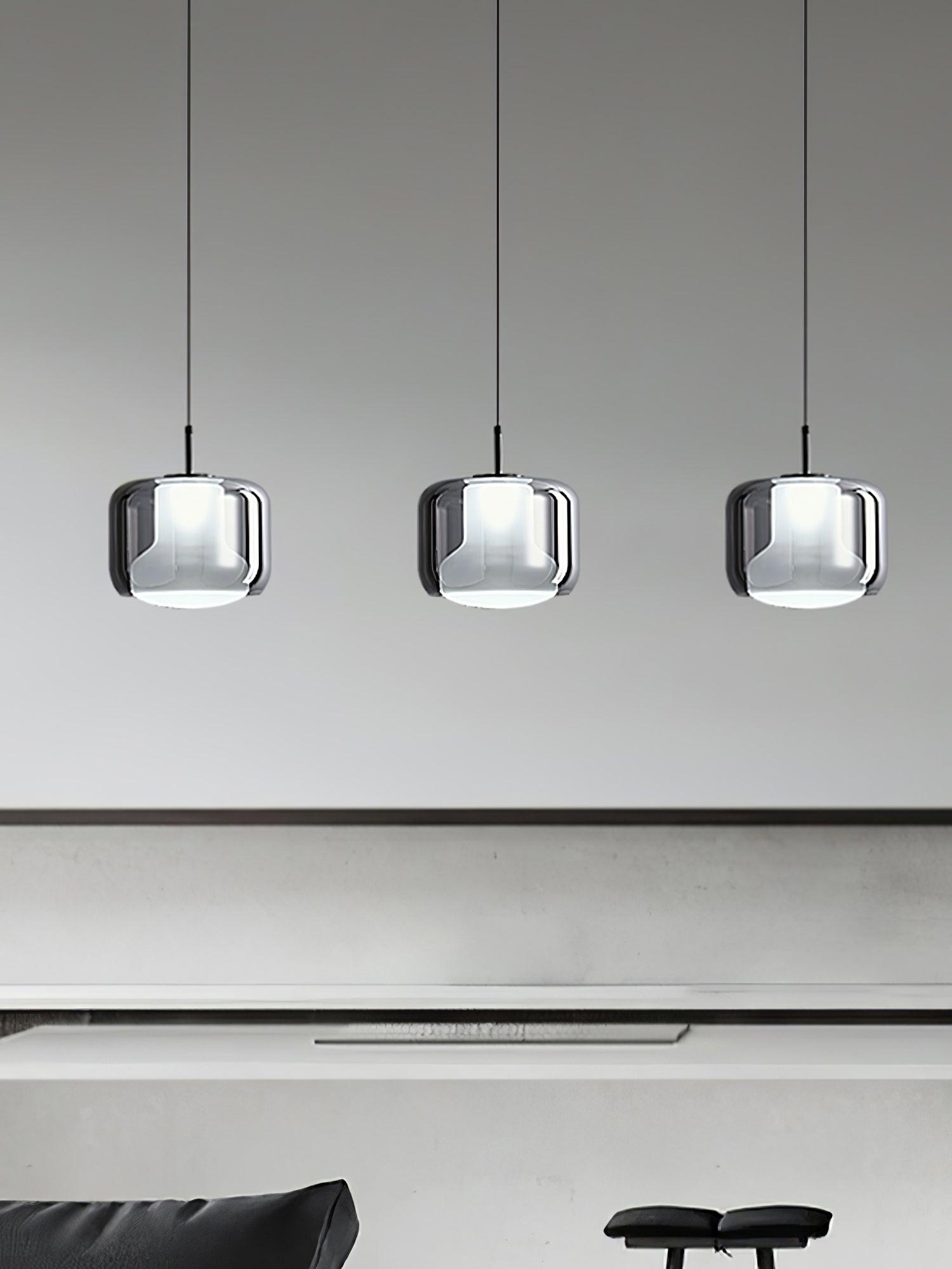 Wylr Modern Glass Pendant Lamp-Neutral Decor