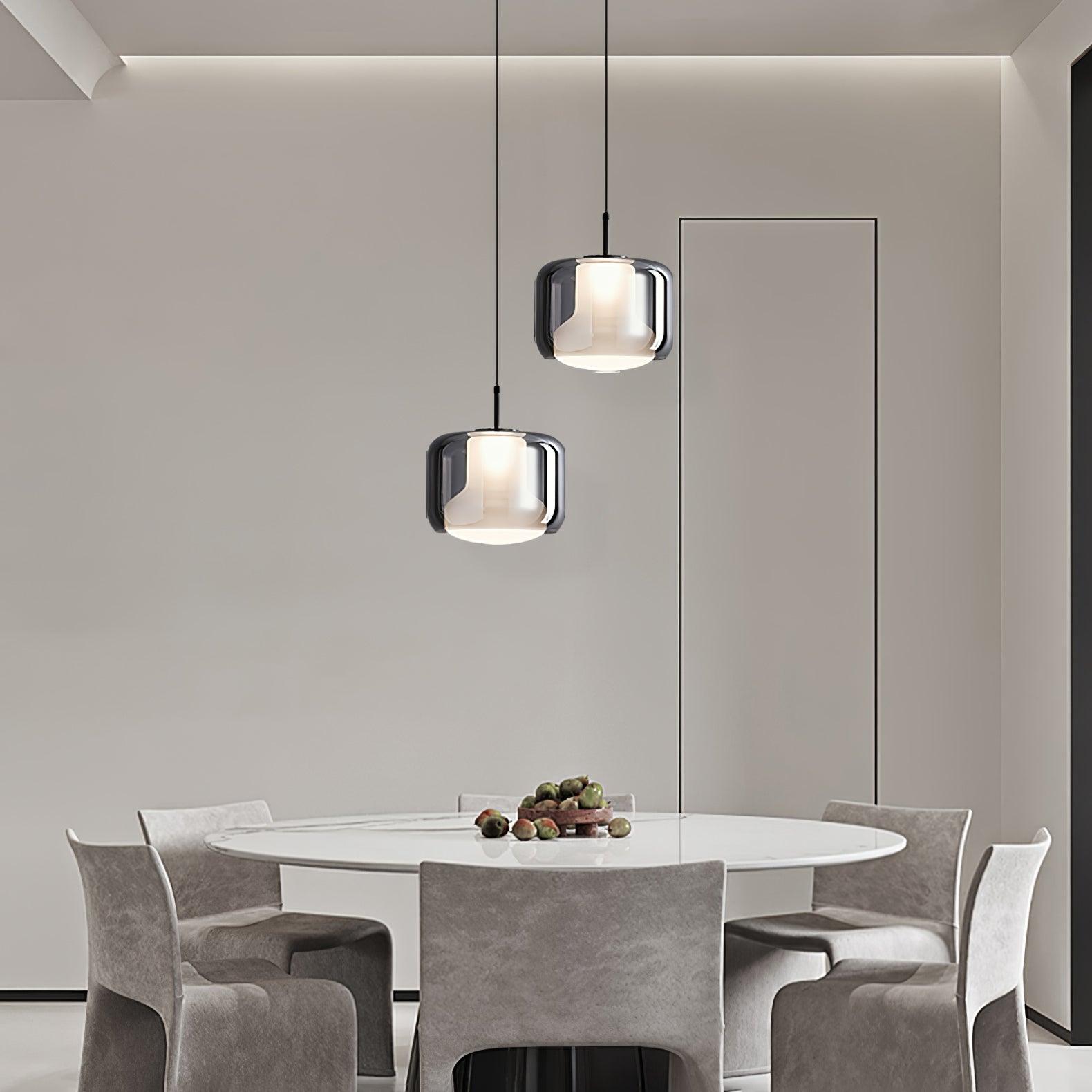 Wylr Modern Glass Pendant Lamp-Neutral Decor