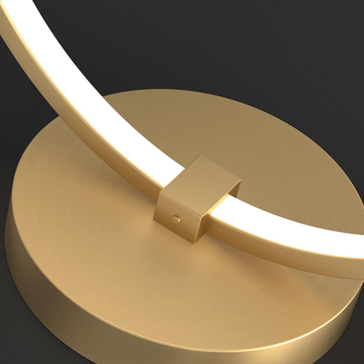 Cirra Elegan Brass Table Lamp-Neutral Decor