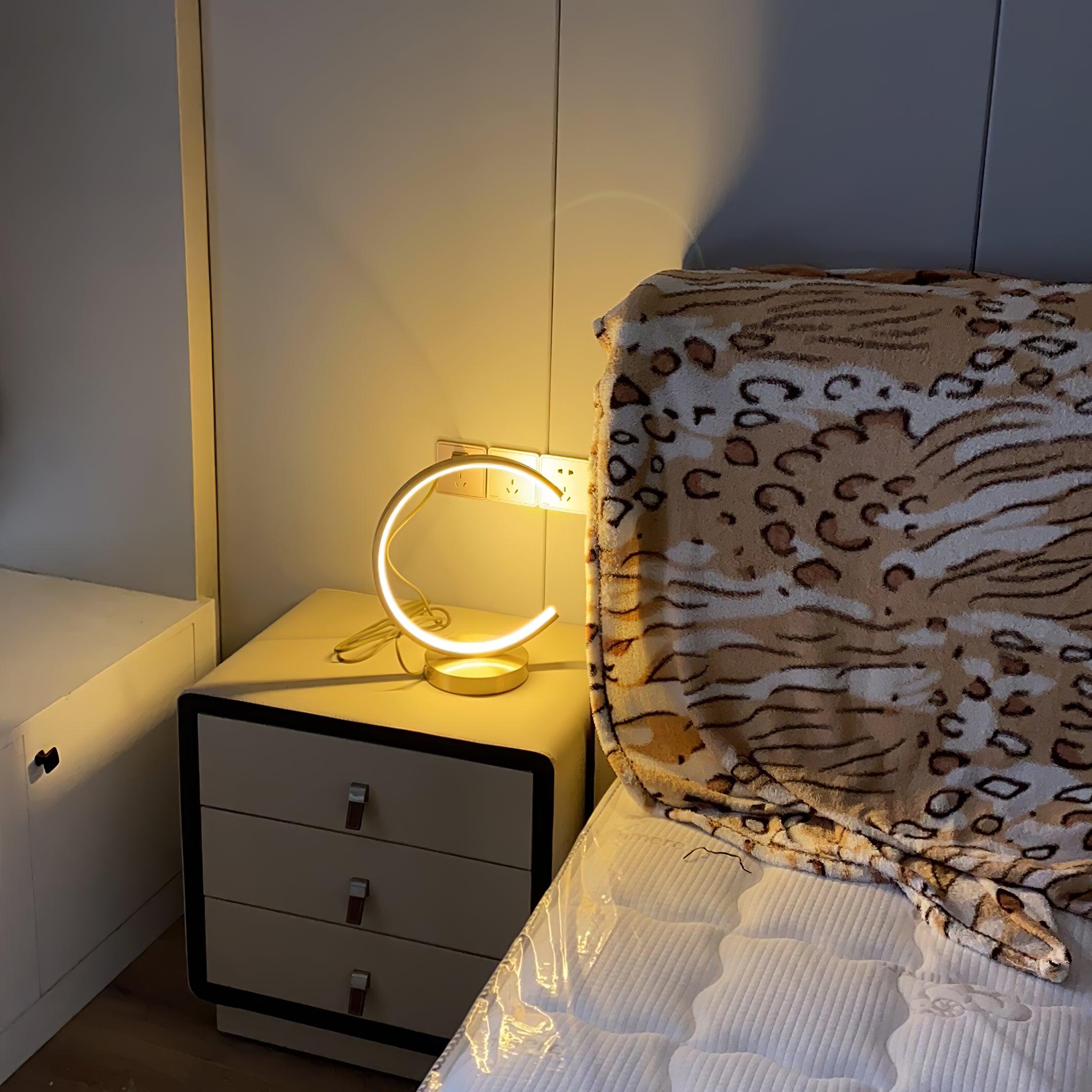 Cirra Elegan Brass Table Lamp-Neutral Decor