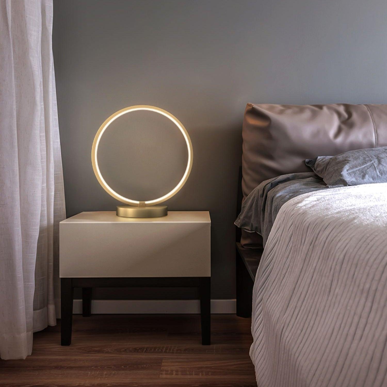 Cirra Elegan Brass Table Lamp-Neutral Decor