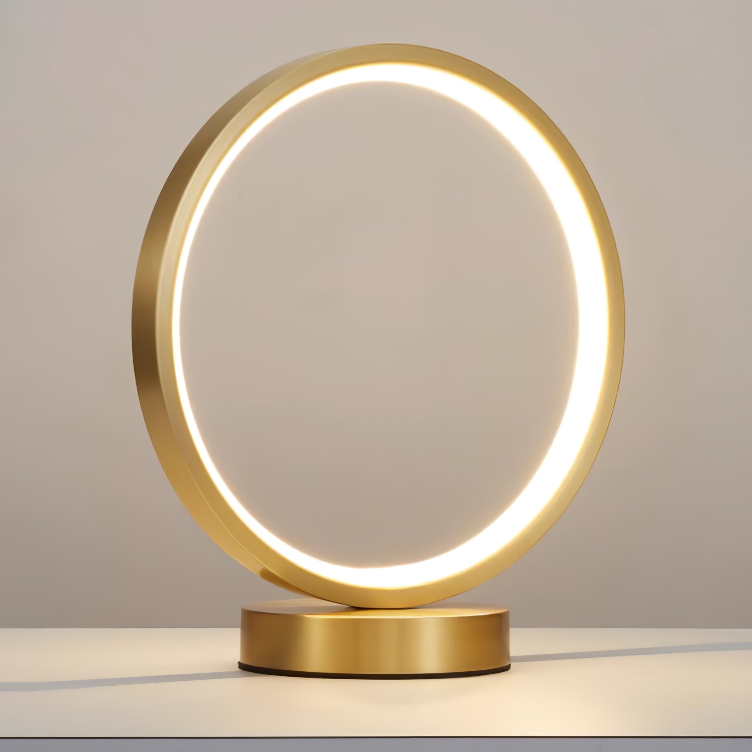 Cirra Elegan Brass Table Lamp-Neutral Decor