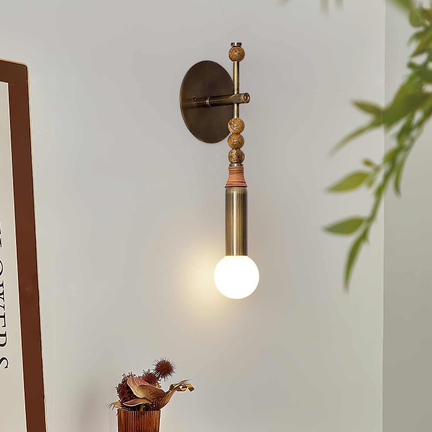 Zaya Modern Minimalist Marble Wall Lamp-Neutral Decor