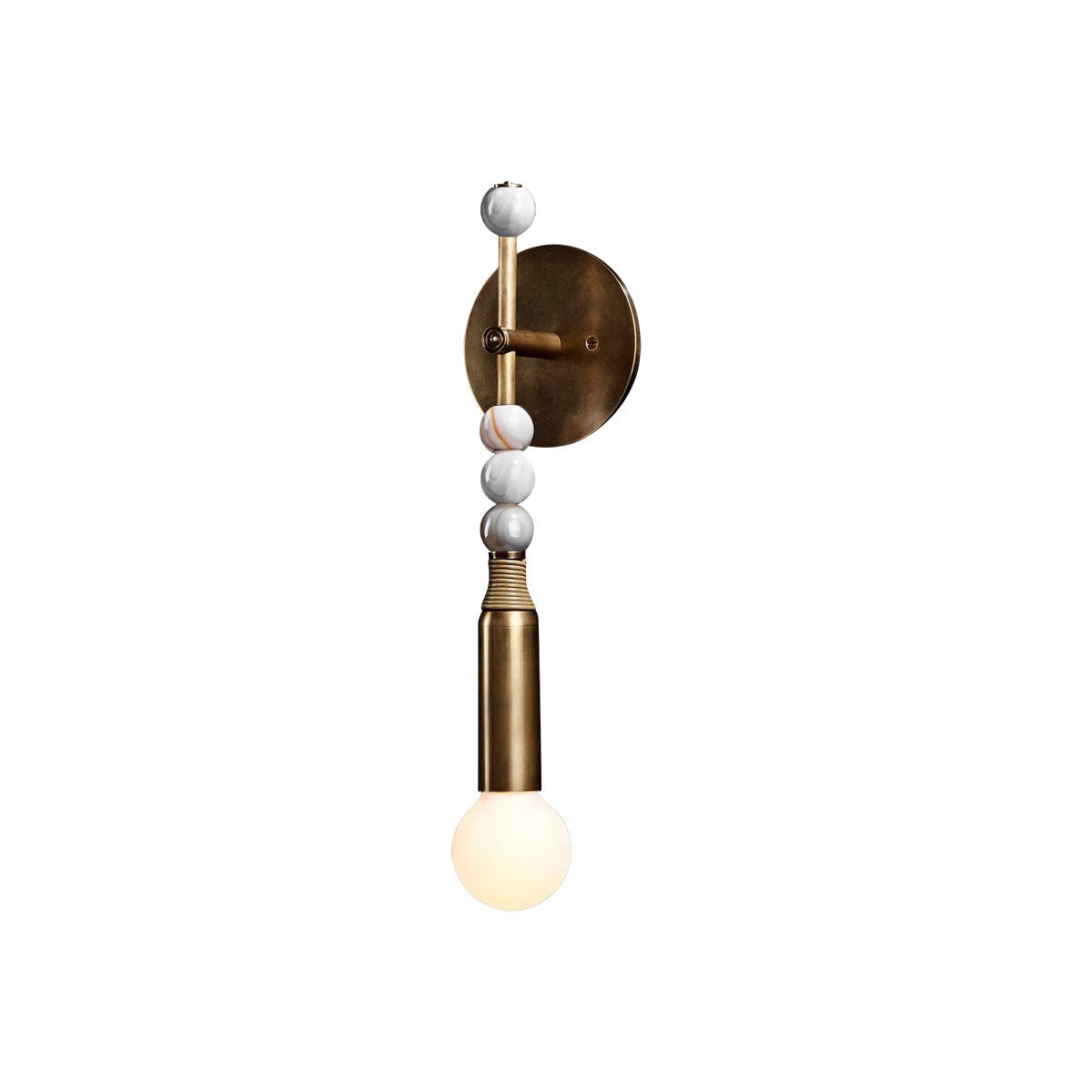 Evilor Premium Elegance Plug-in Marble Wall Lamp-Neutral Decor
