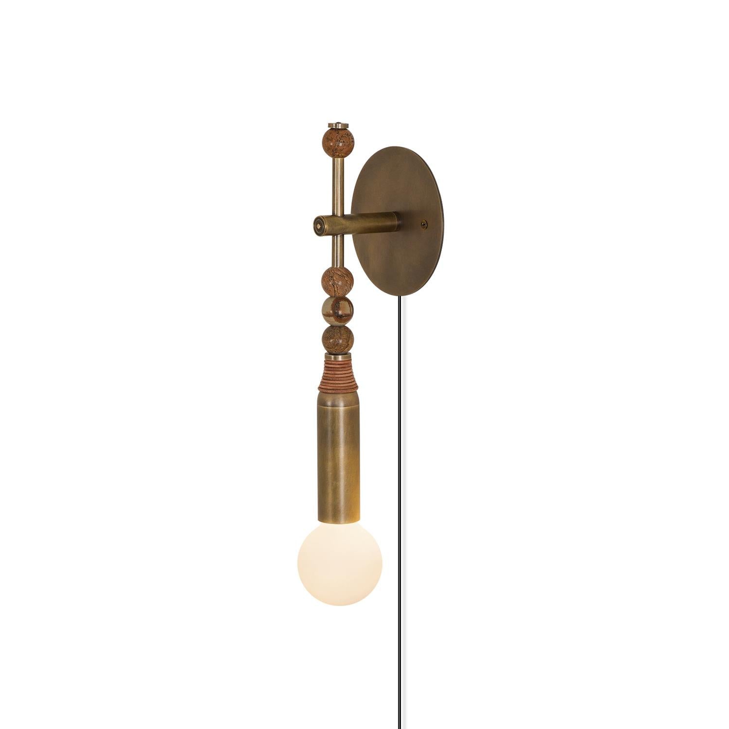 Evilor Premium Elegance Plug-in Marble Wall Lamp-Neutral Decor