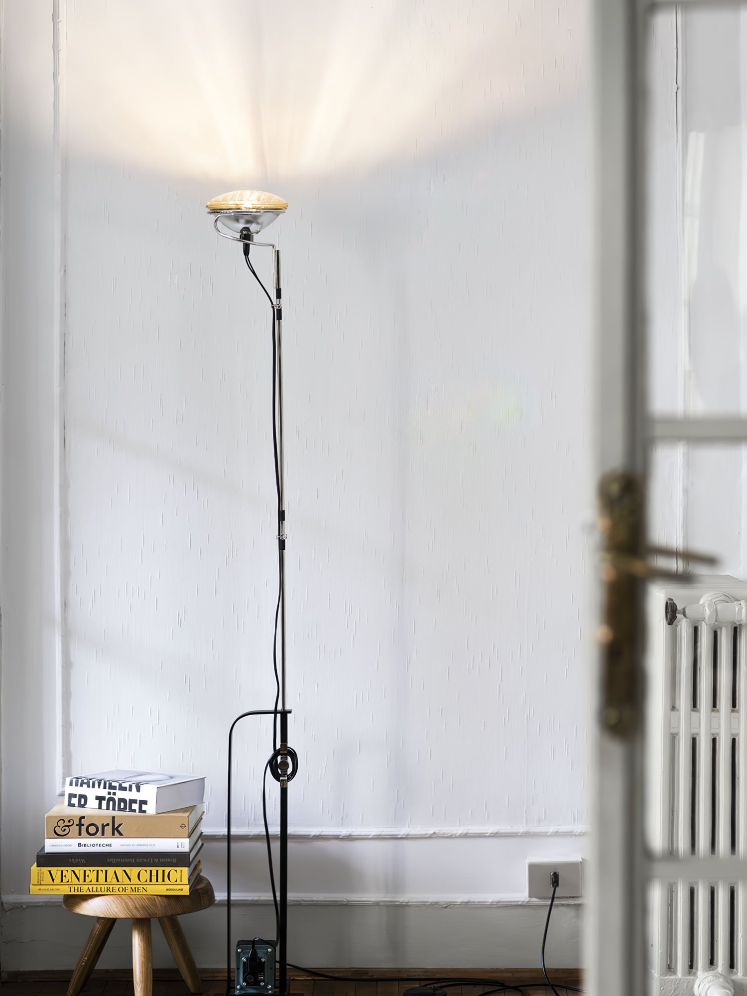 Jiro Contemporary Floor Lamp-Neutral Decor