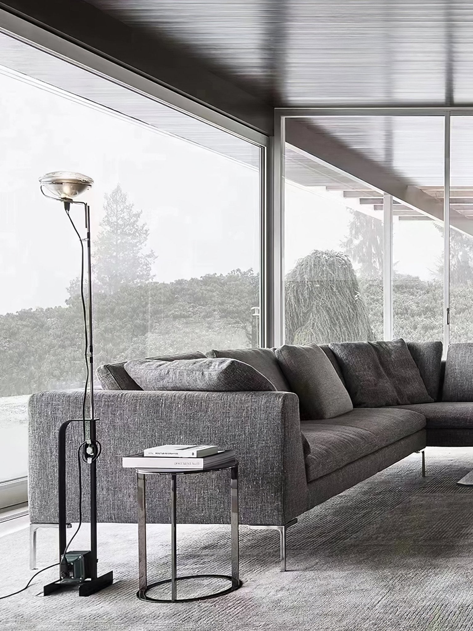 Jiro Contemporary Floor Lamp-Neutral Decor