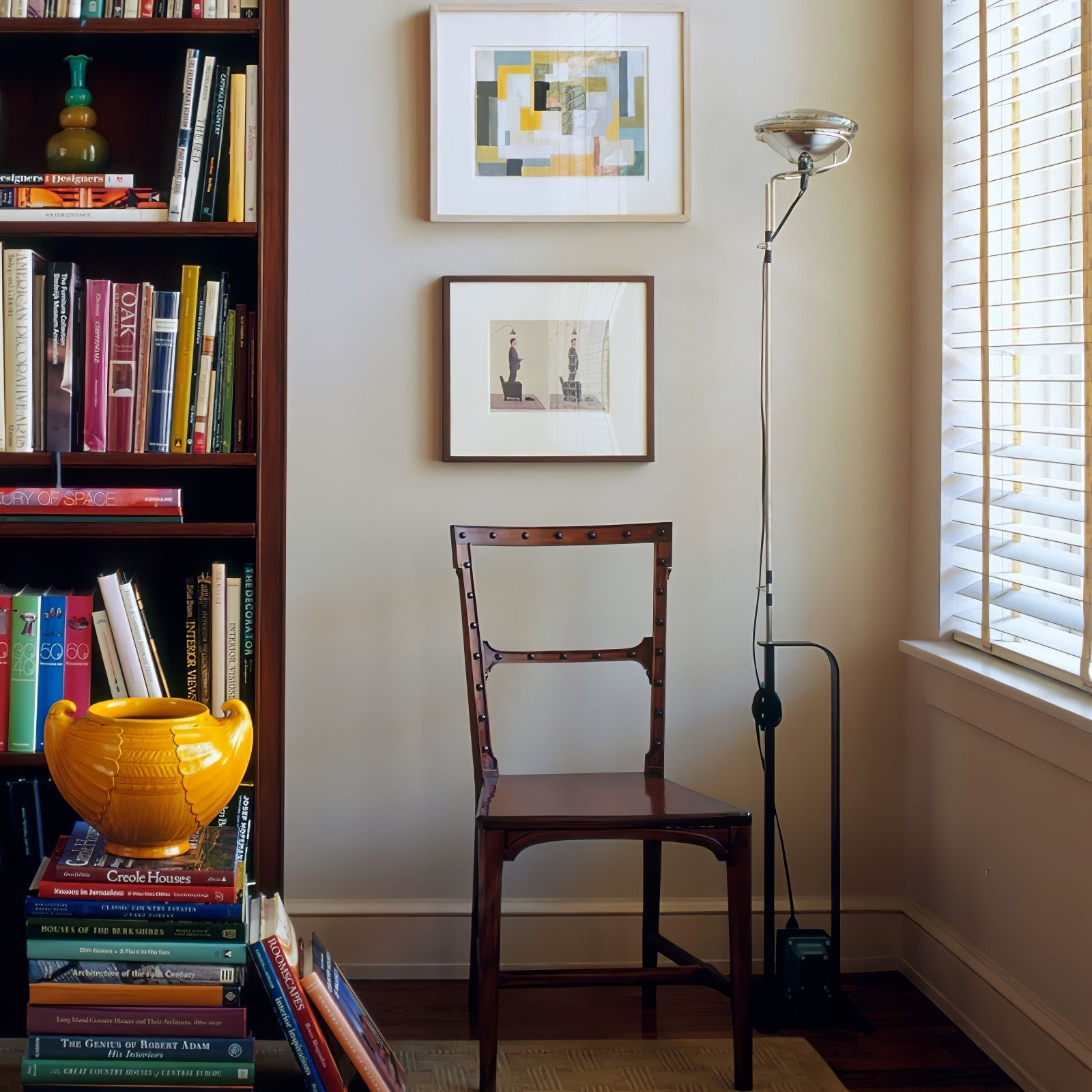 Jiro Contemporary Floor Lamp-Neutral Decor