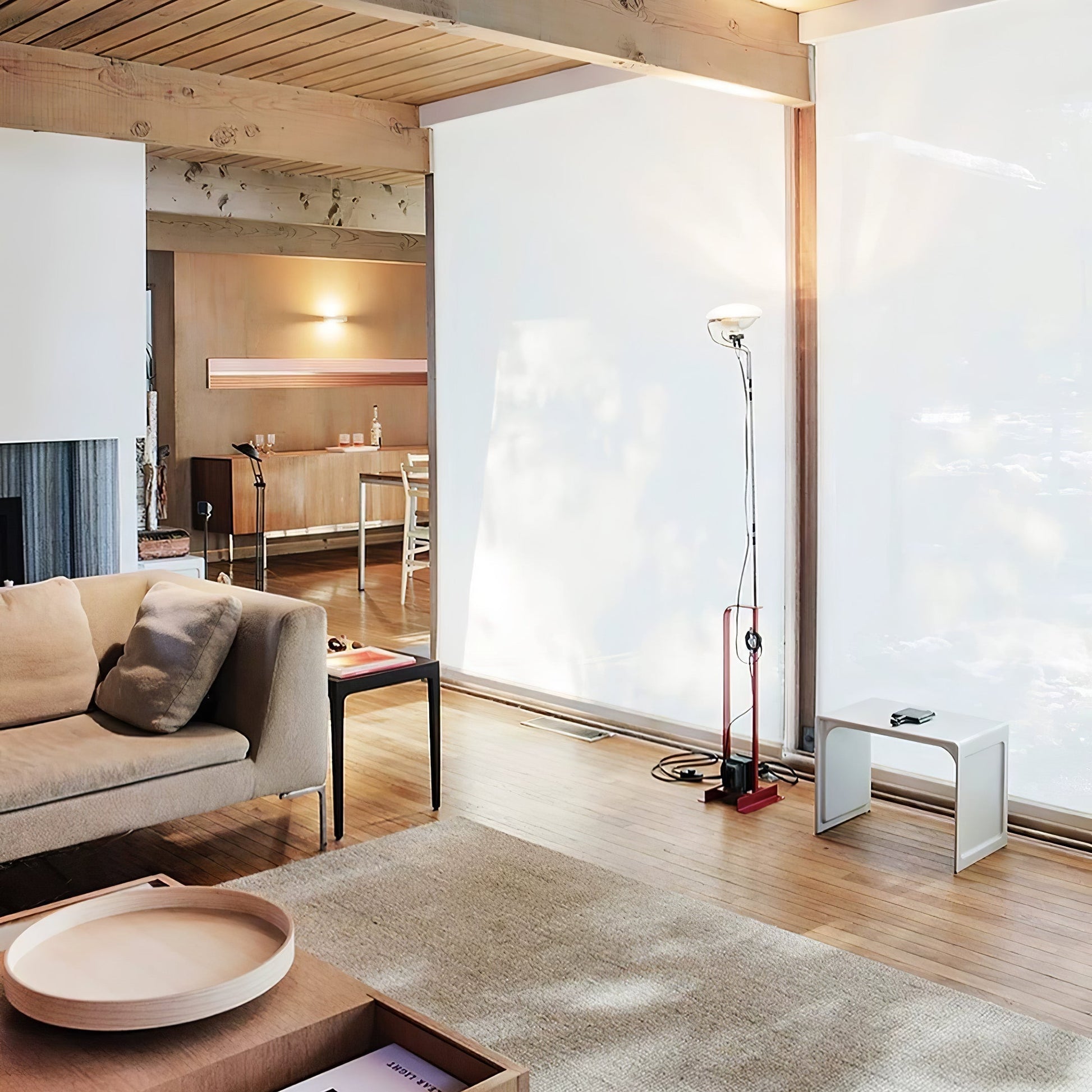 Jiro Contemporary Floor Lamp-Neutral Decor