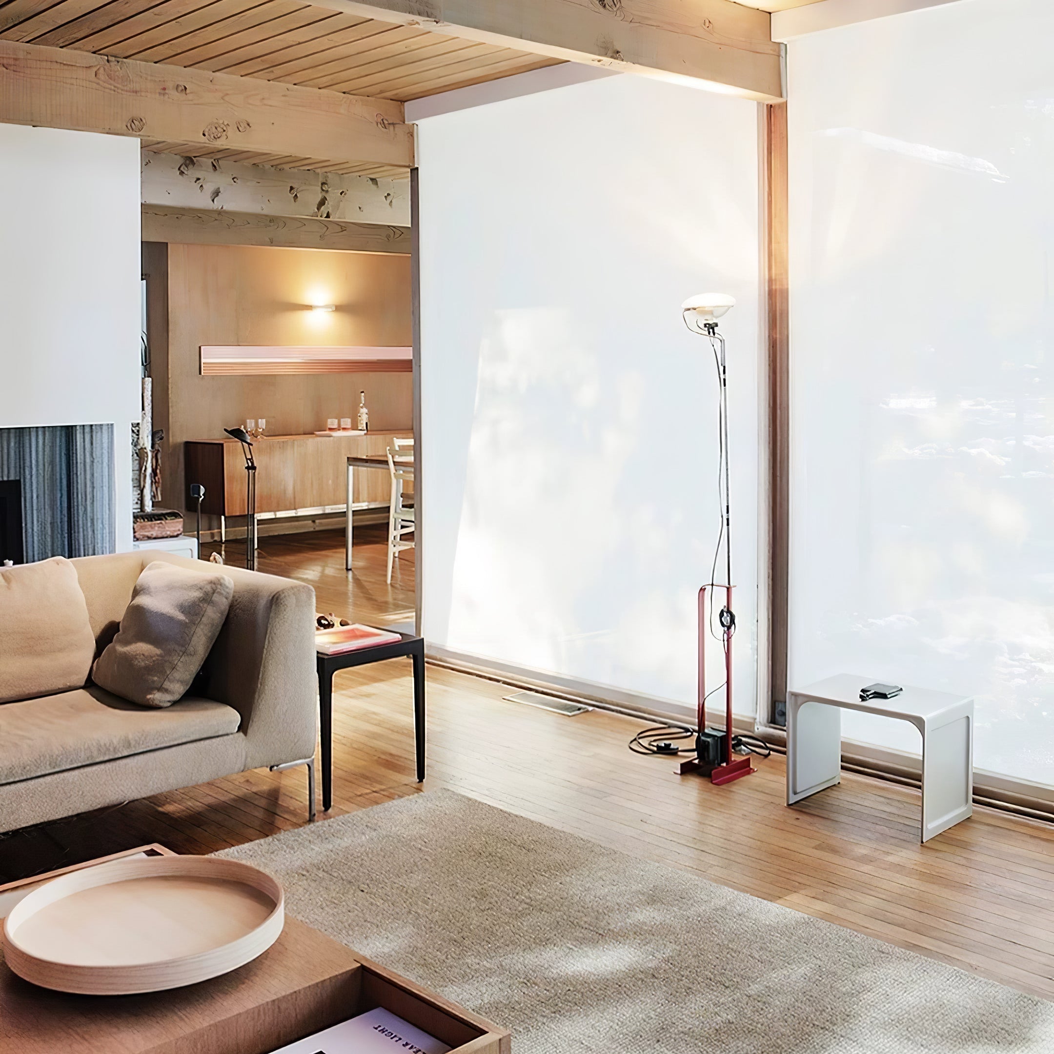 Jiro Contemporary Floor Lamp-Neutral Decor
