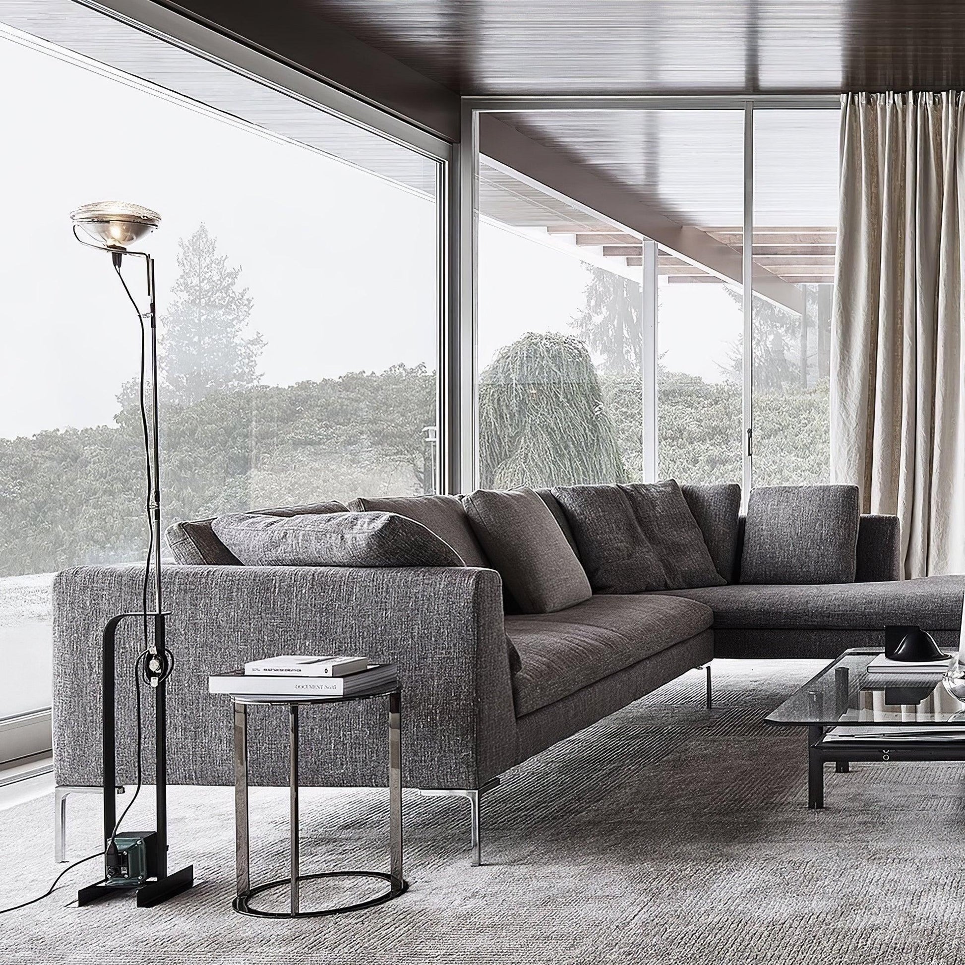 Jiro Contemporary Floor Lamp-Neutral Decor