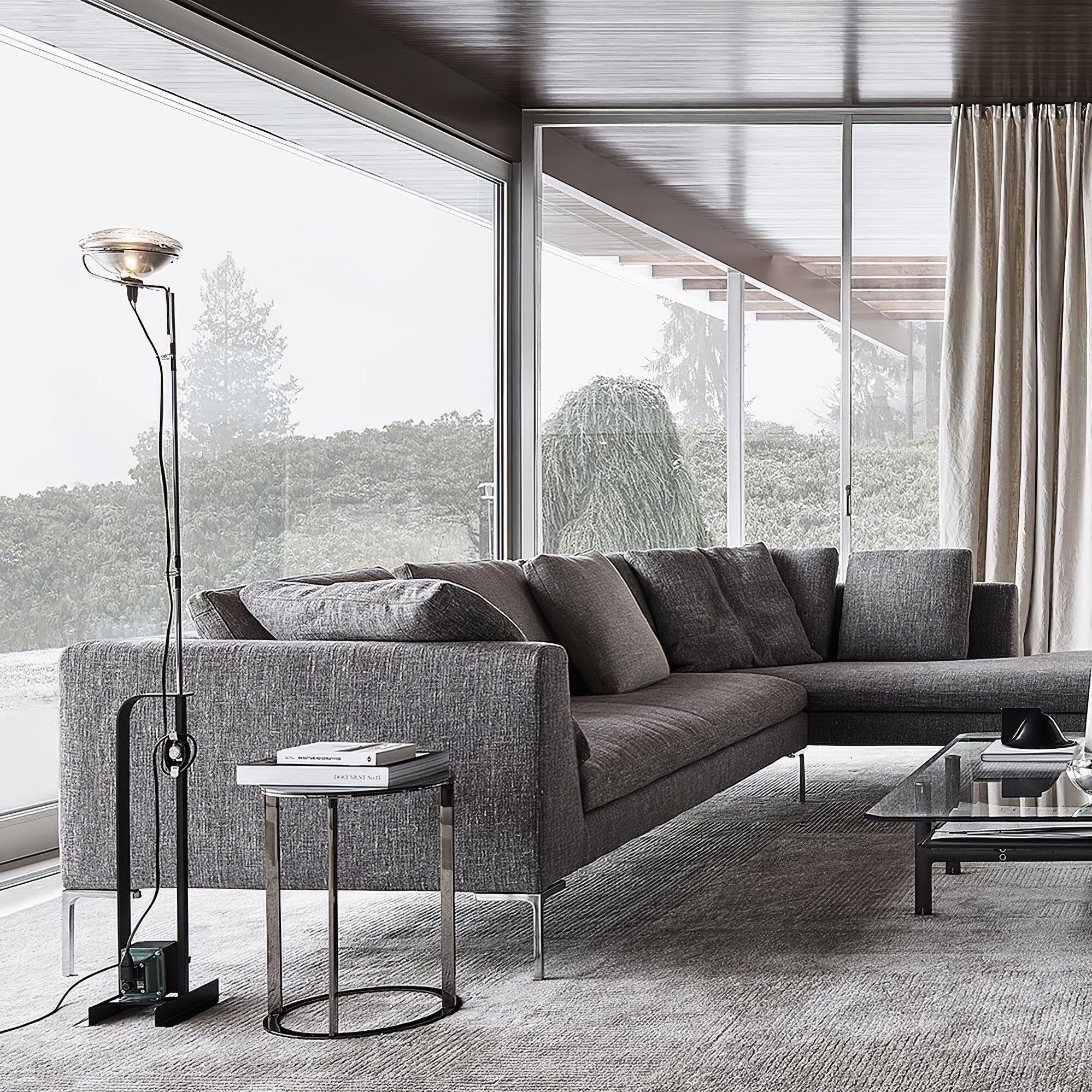Jiro Contemporary Floor Lamp-Neutral Decor