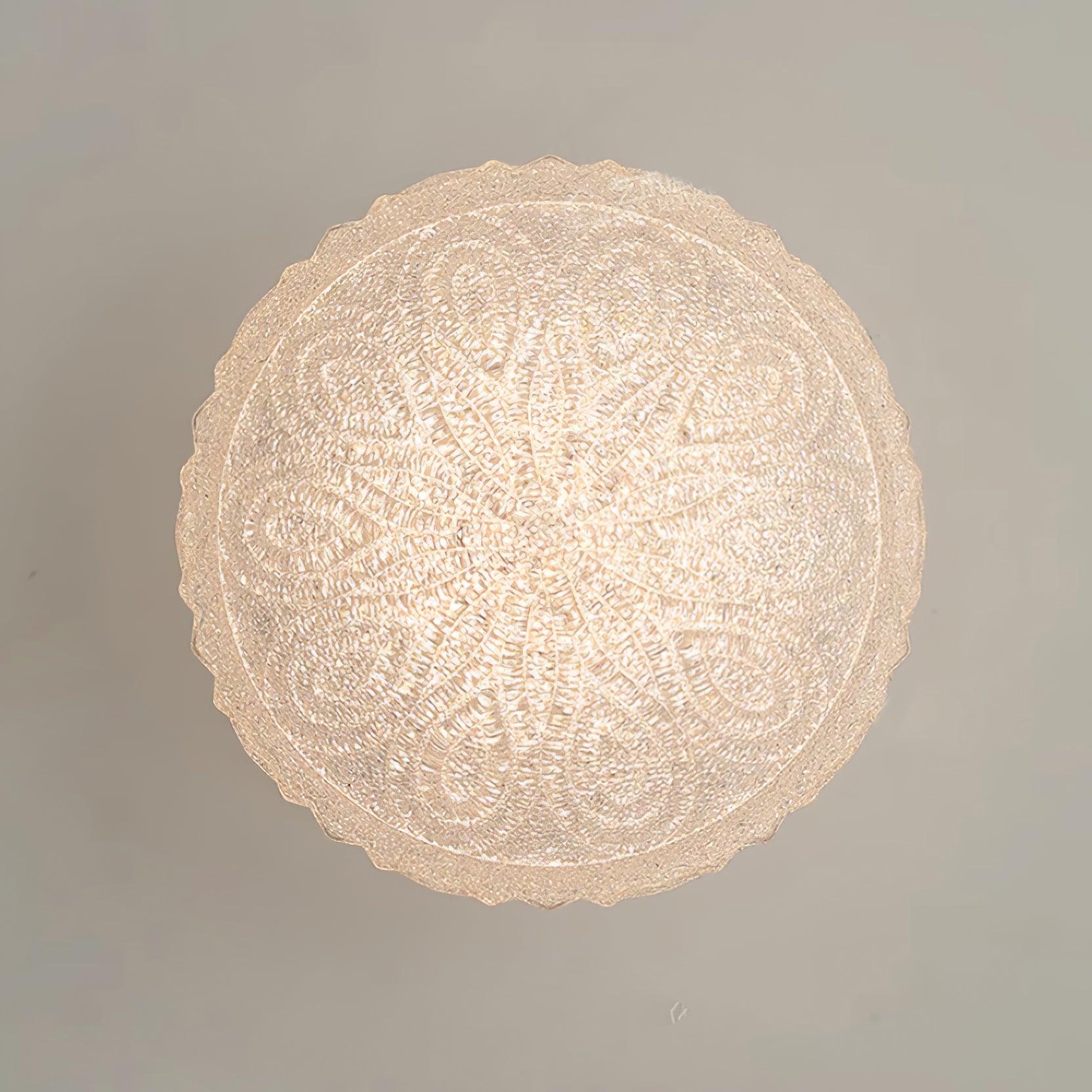 Evale Frosted Glass Flush Mount Ceiling Light