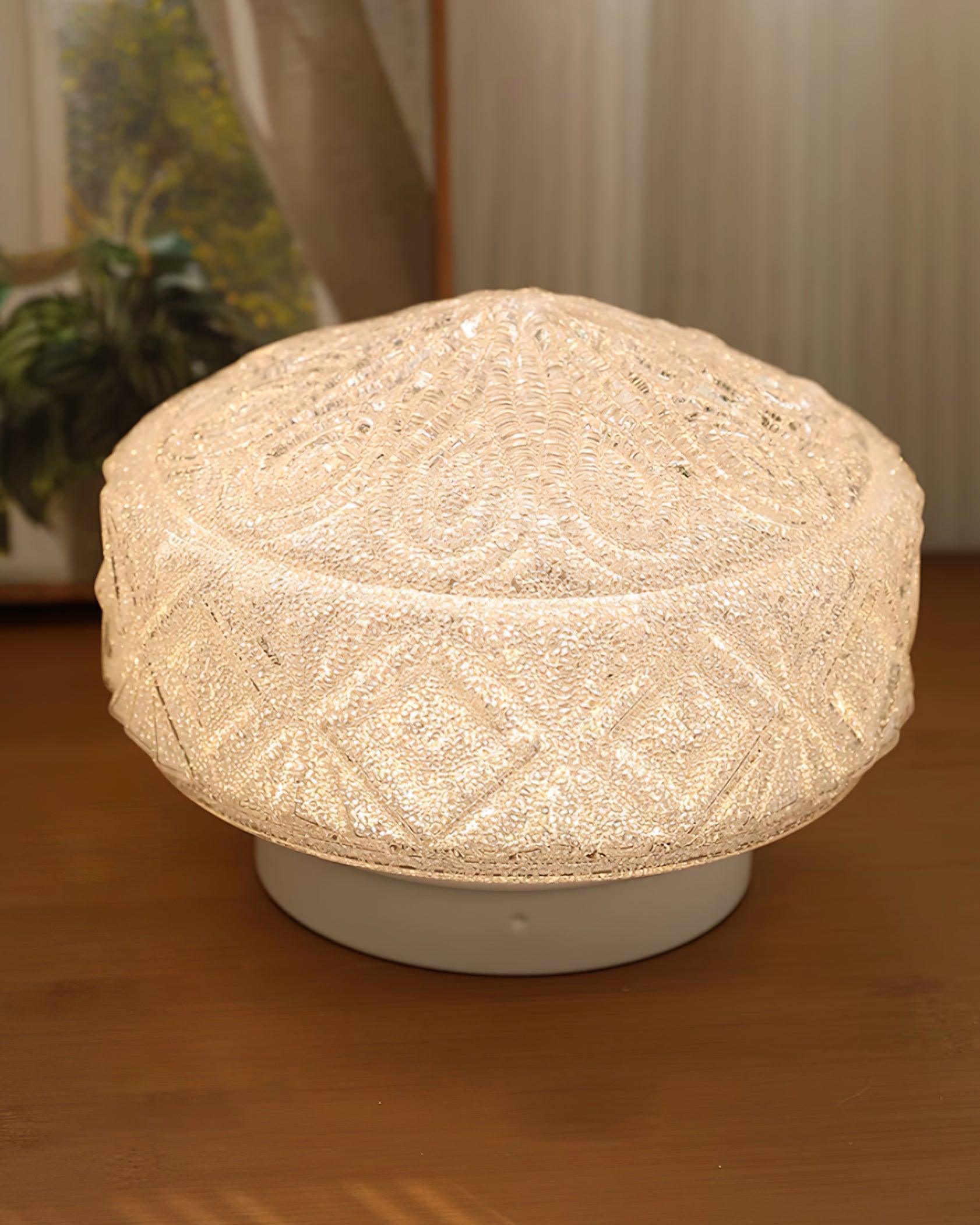 Evale Frosted Glass Flush Mount Ceiling Light