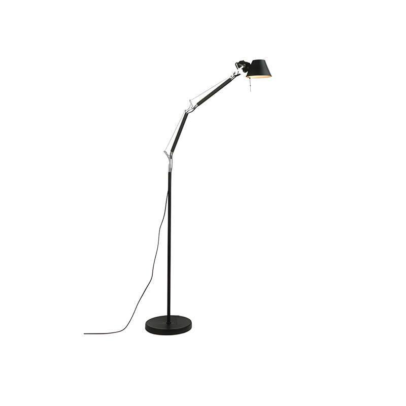 Dimensional drawing of the 170cm Brady Rocker Arm Floor Lamp.