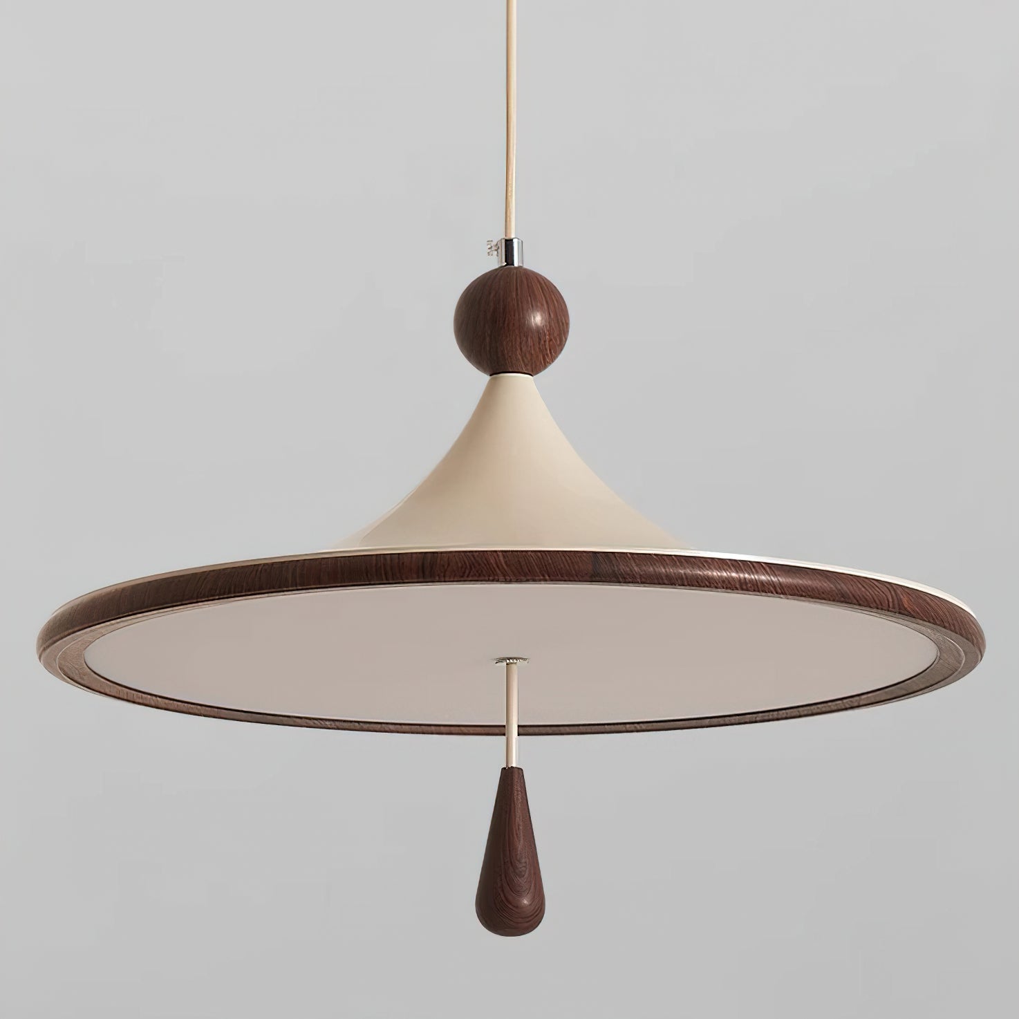 Tomaso Pendant Light used as a focal point in a contemporary kitchen island setup.