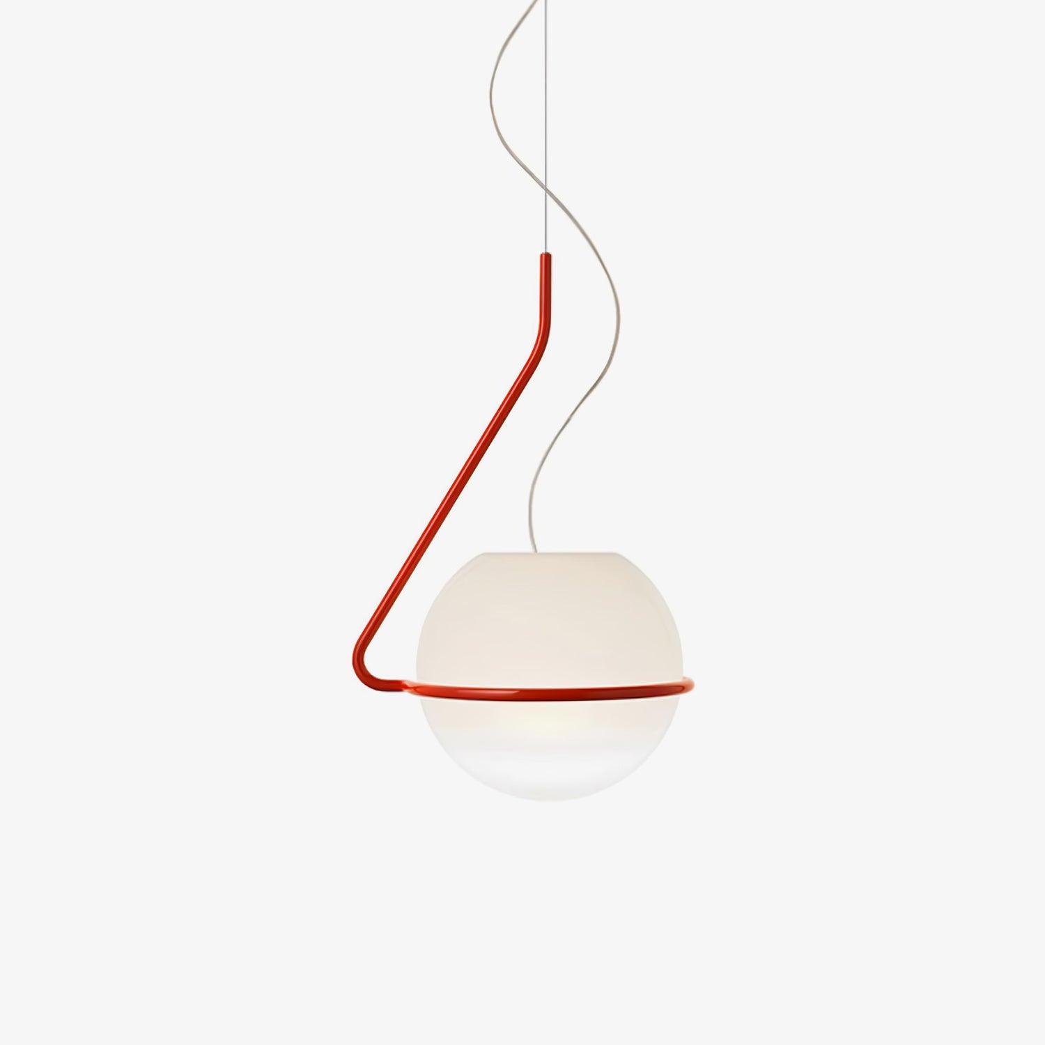 Circular Minimalist Pendant Lamp-Neutral Decor