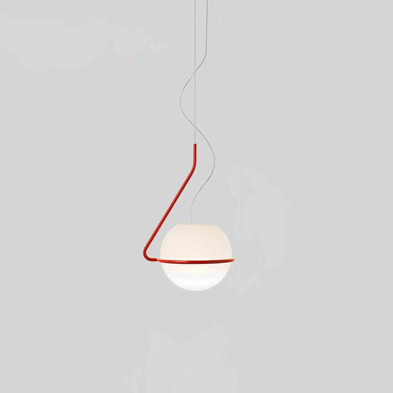 Circular Minimalist Pendant Lamp-Neutral Decor