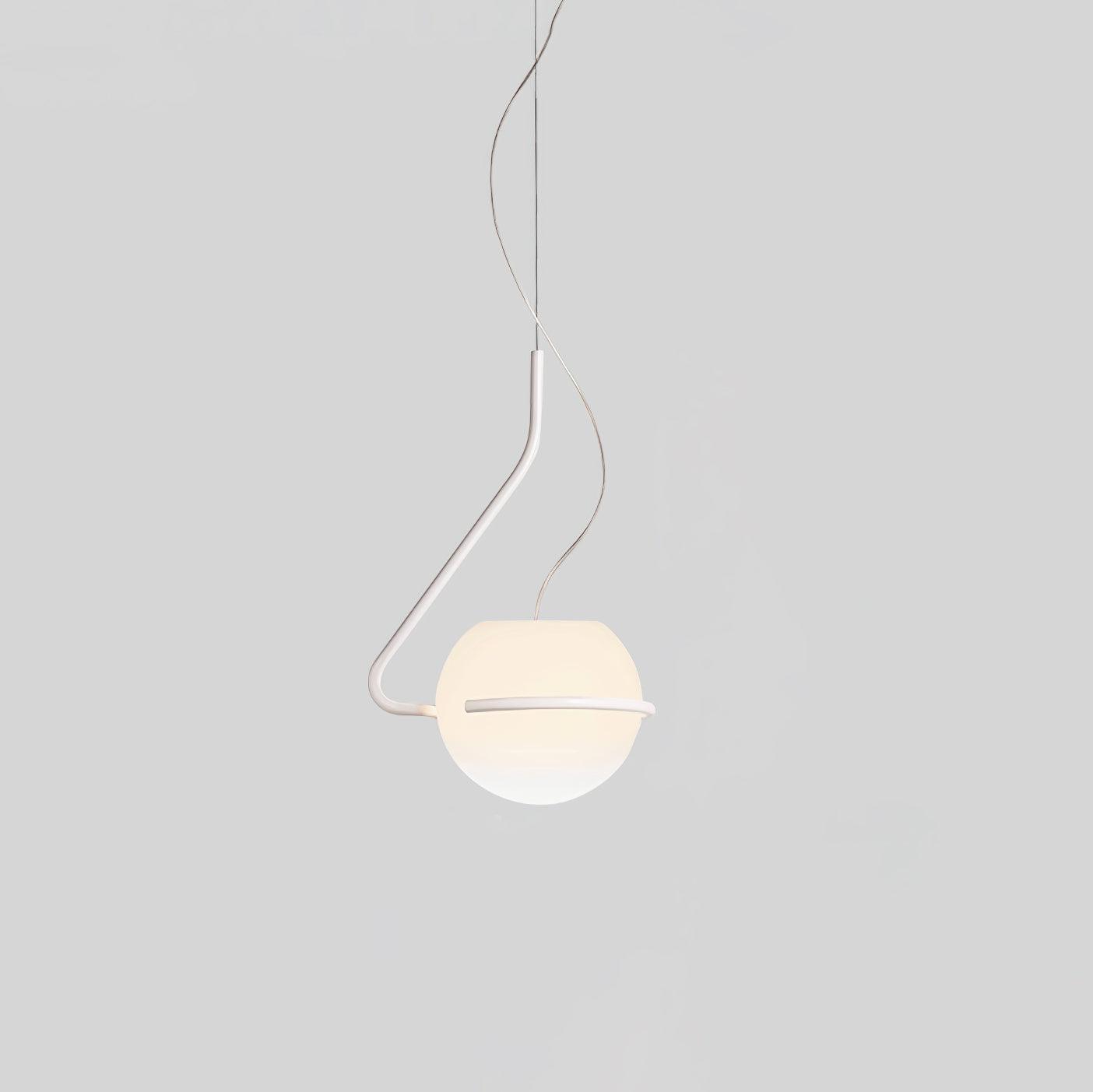 Circular Minimalist Pendant Lamp-Neutral Decor