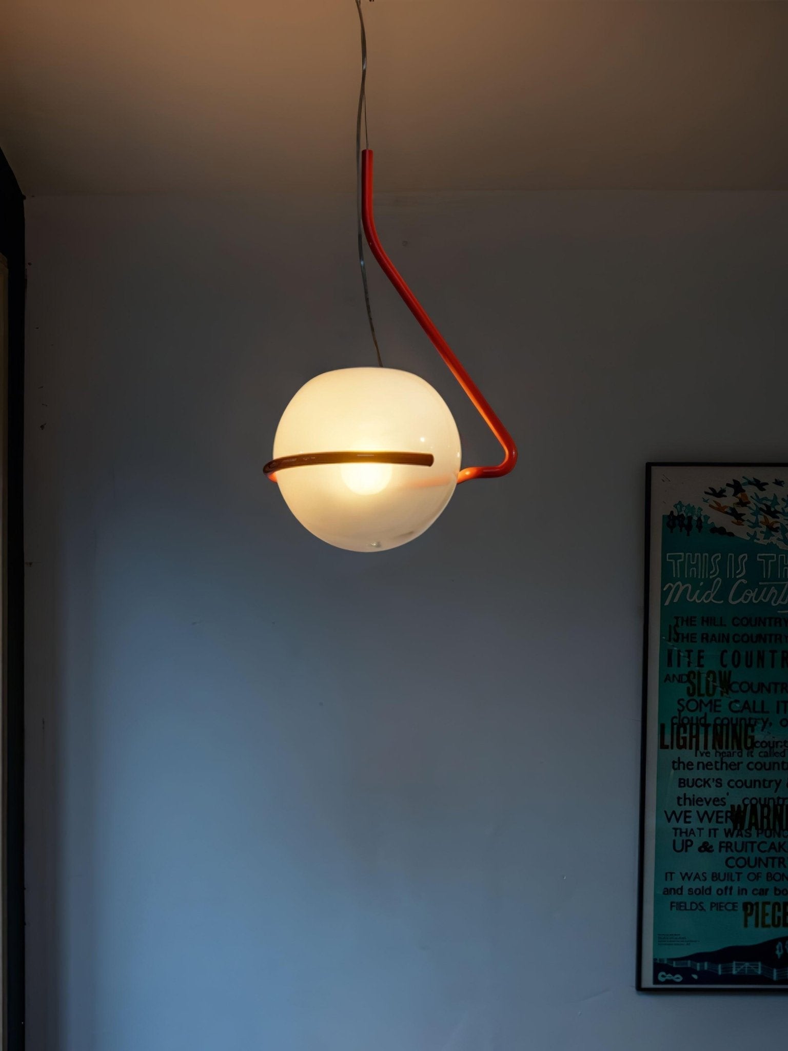 Circular Minimalist Pendant Lamp-Neutral Decor