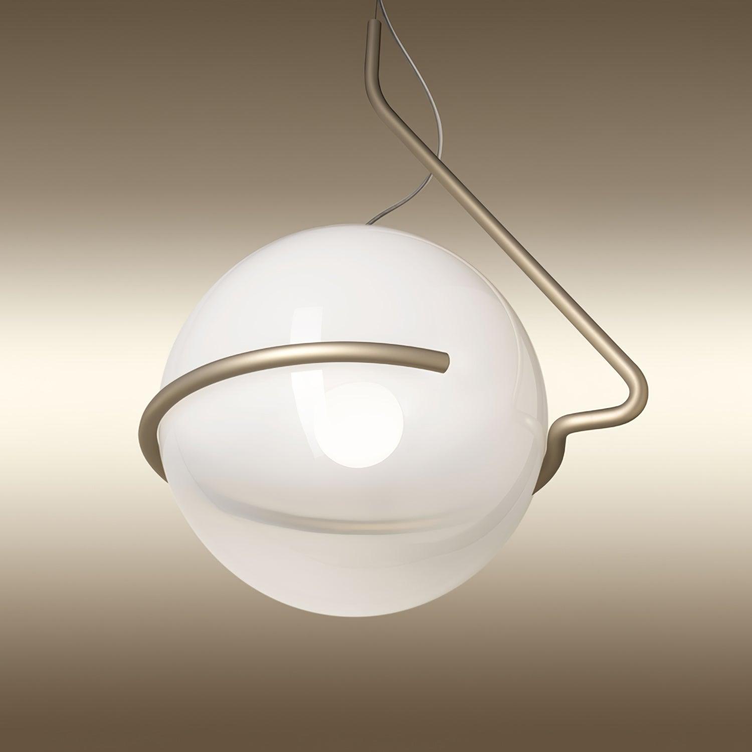 Circular Minimalist Pendant Lamp-Neutral Decor