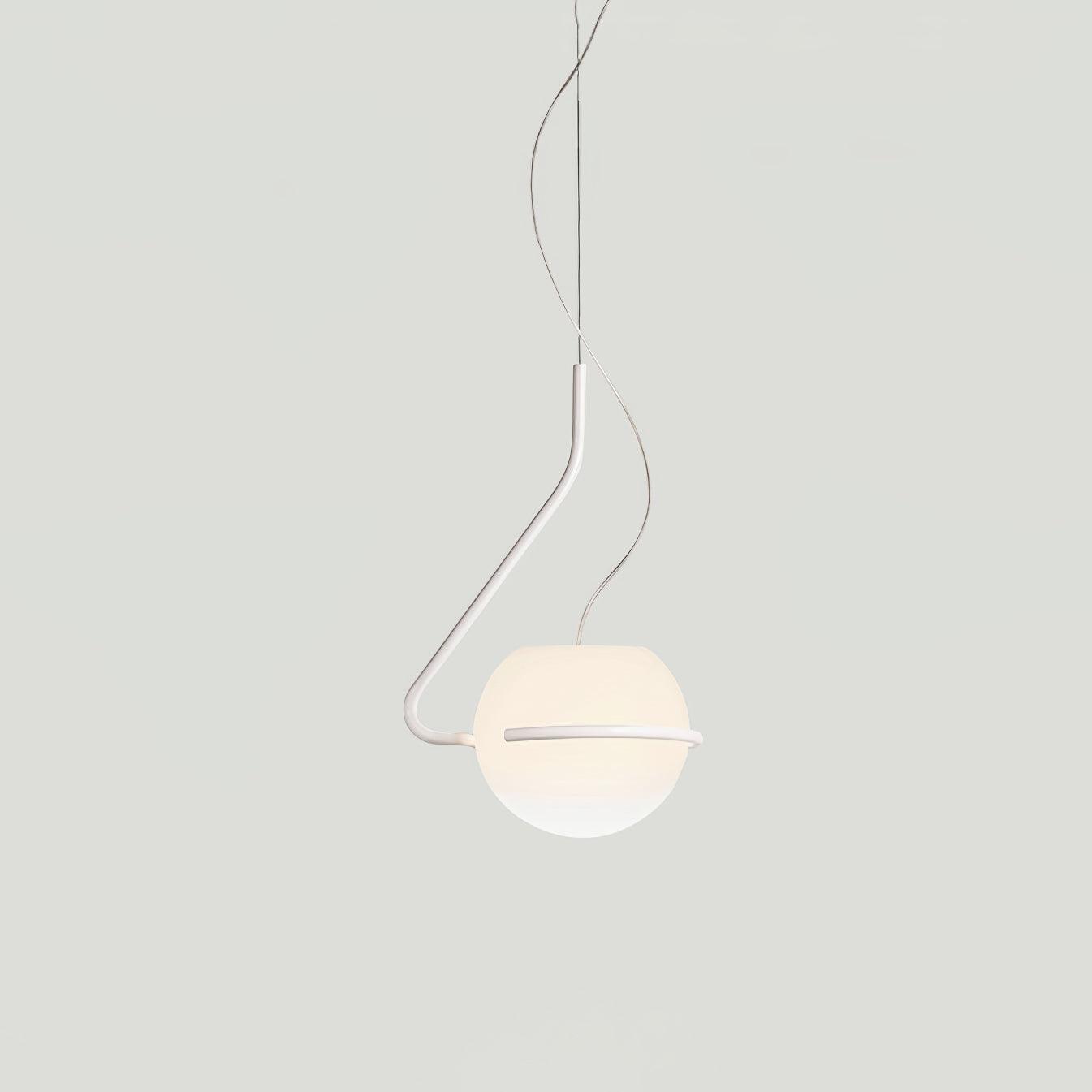 Circular Minimalist Pendant Lamp-Neutral Decor