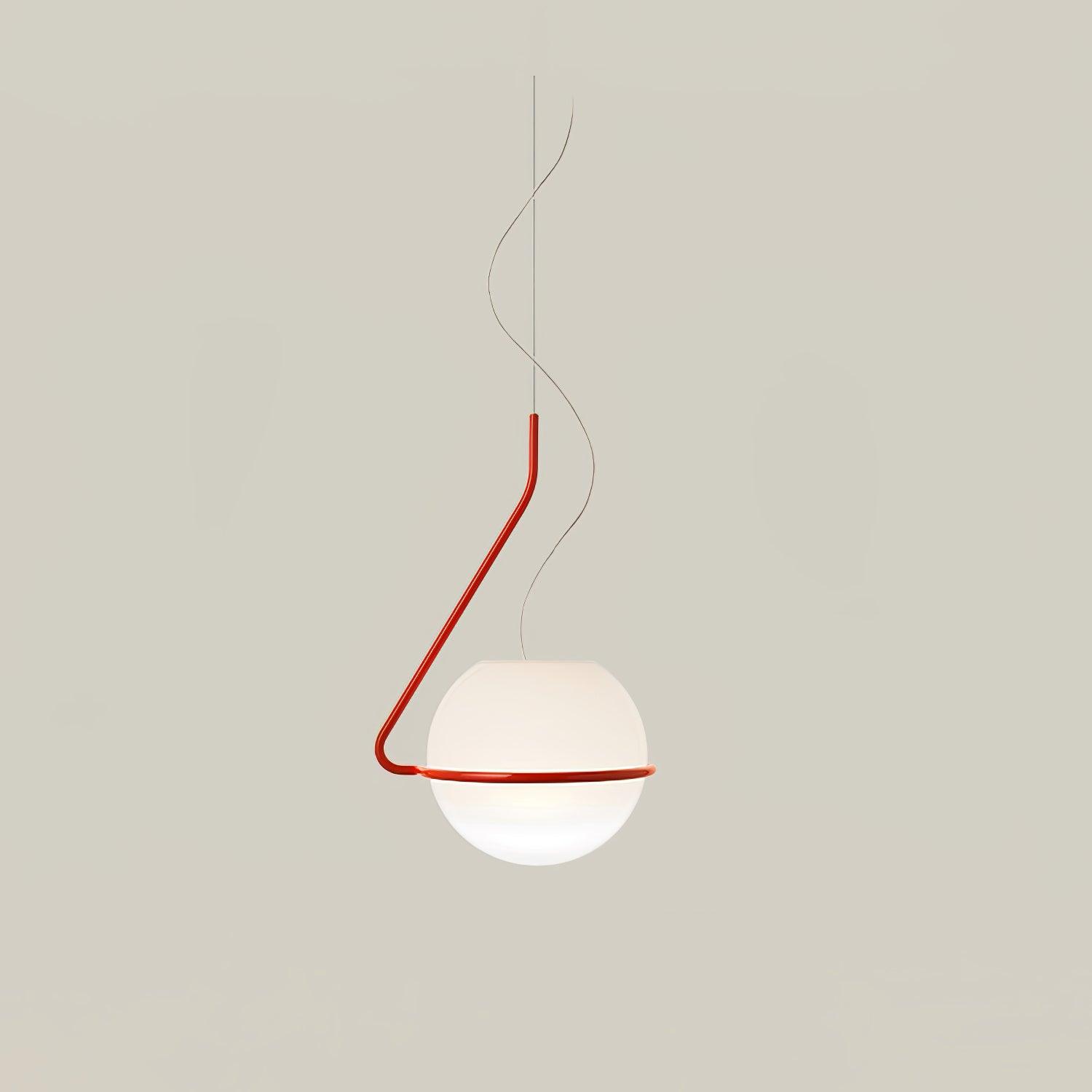 Circular Minimalist Pendant Lamp-Neutral Decor