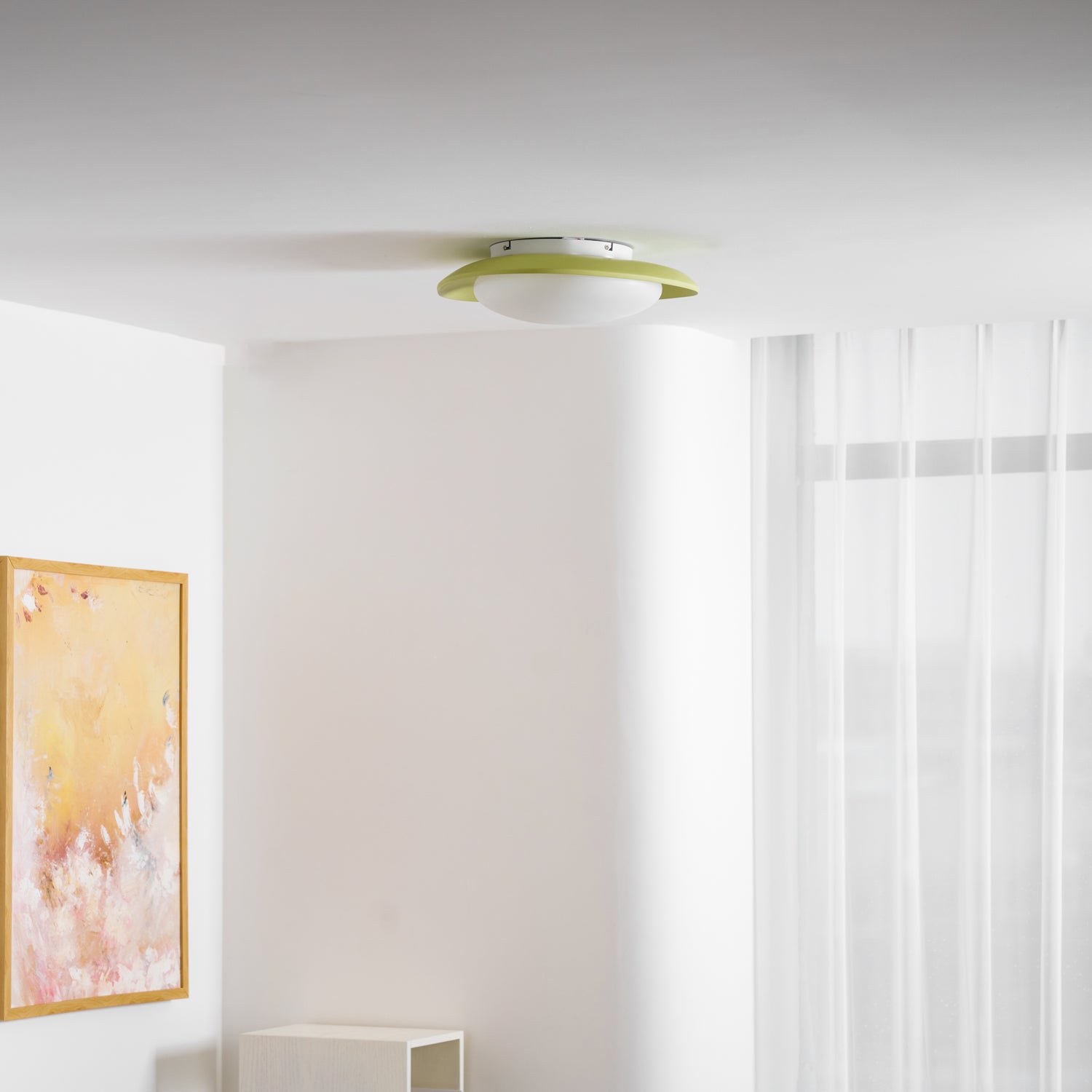 Poe Pendant Lamp Resin Oval Soft Contemporary-Neutral Decor