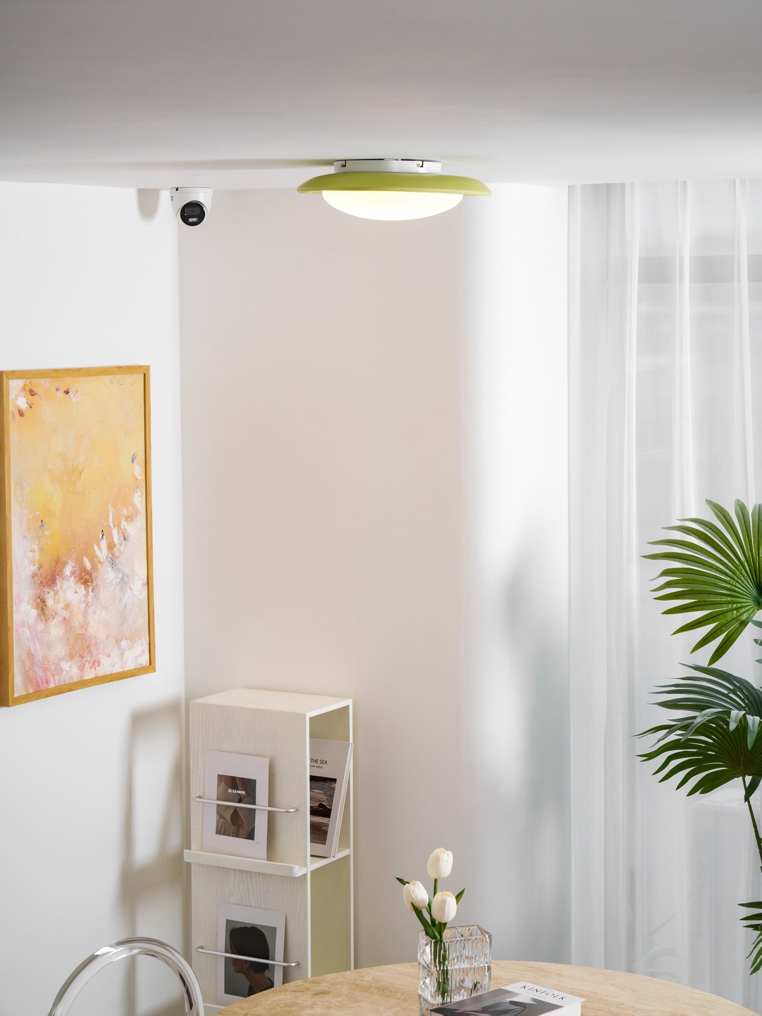Poe Pendant Lamp Resin Oval Soft Contemporary-Neutral Decor