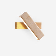 Novra Travertine Rotating Wall Lamp-Neutral Decor