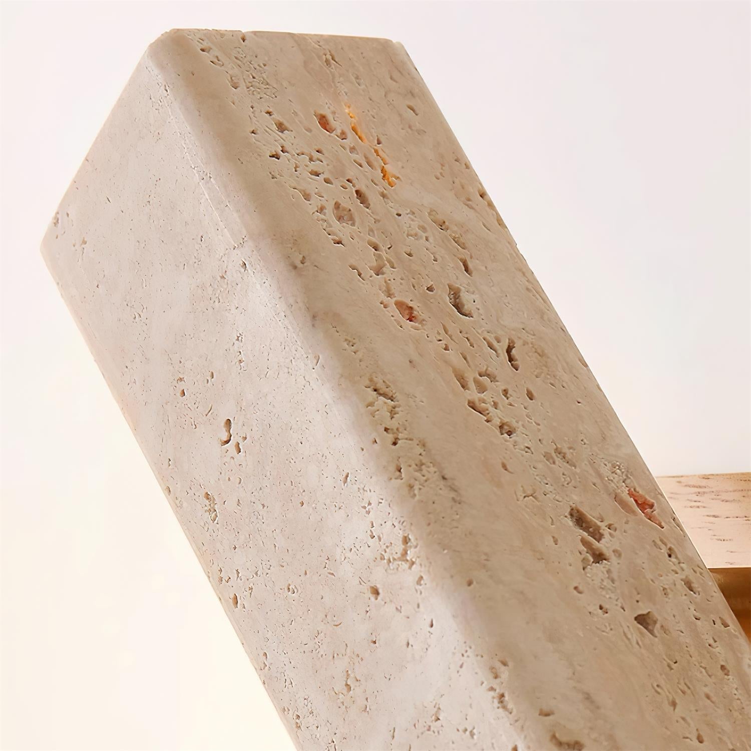 Orbit Travertine Rotating Wall Lamp
