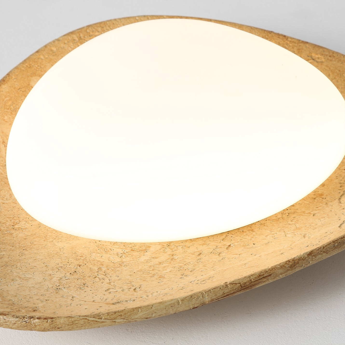 The white finish variant of the Topo Ceiling Light.