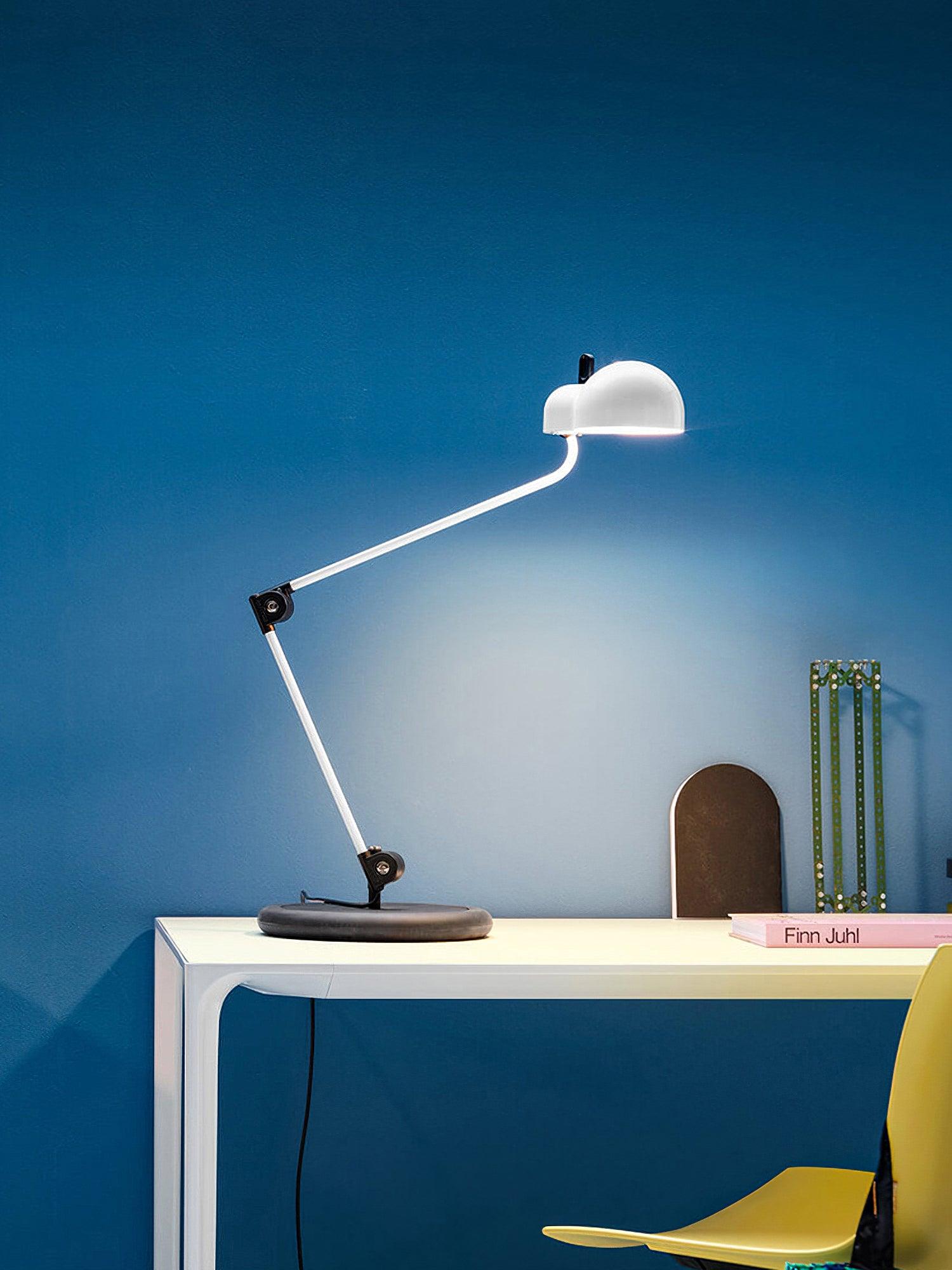 Flaren Steel Classic Table Lamp-Neutral Decor