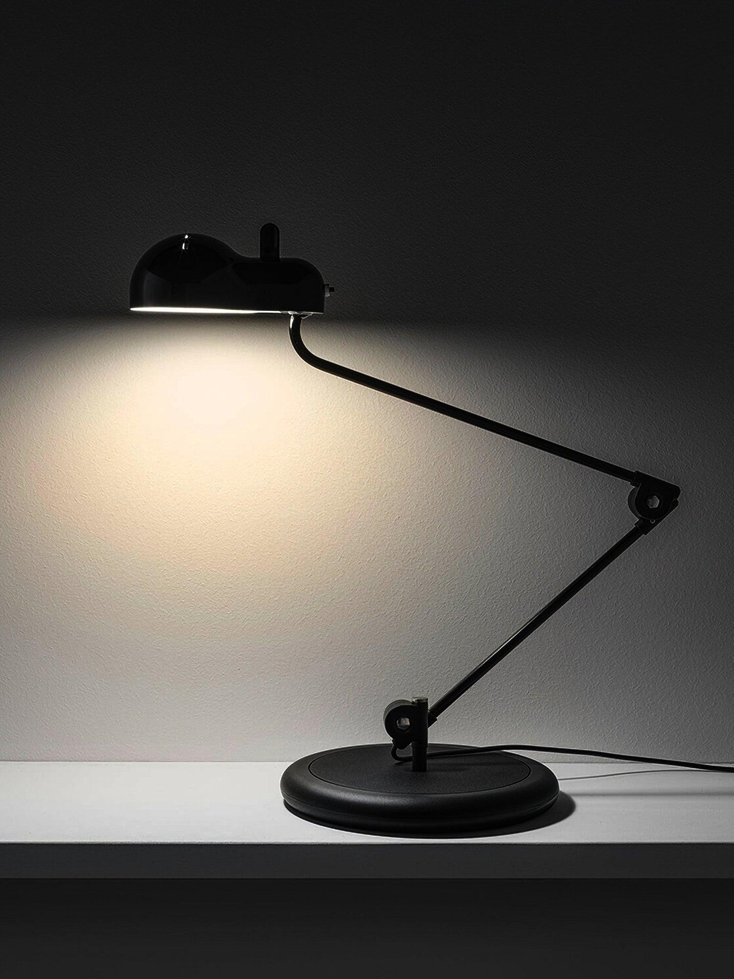 Flaren Steel Classic Table Lamp-Neutral Decor