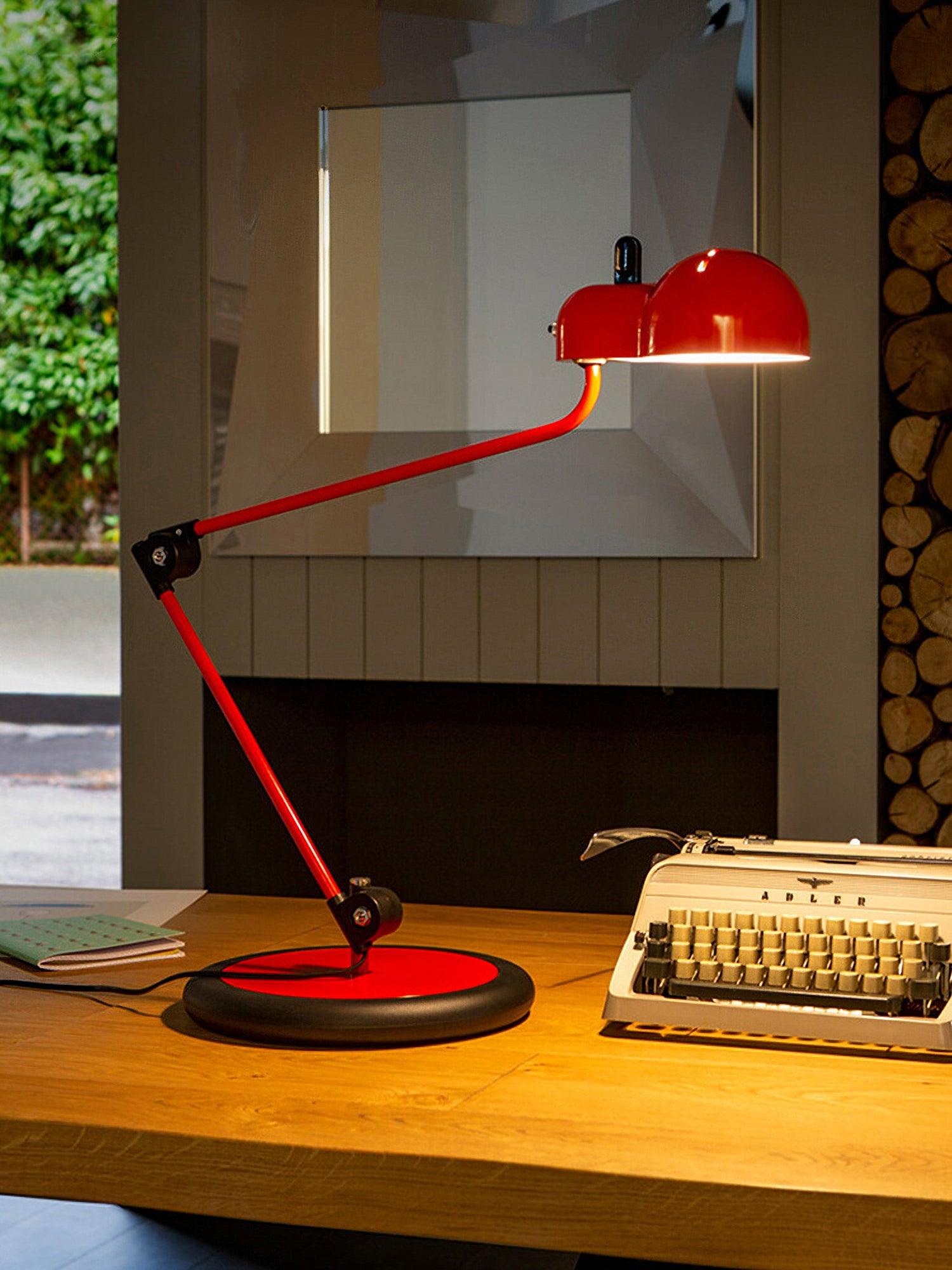 Flaren Steel Classic Table Lamp-Neutral Decor