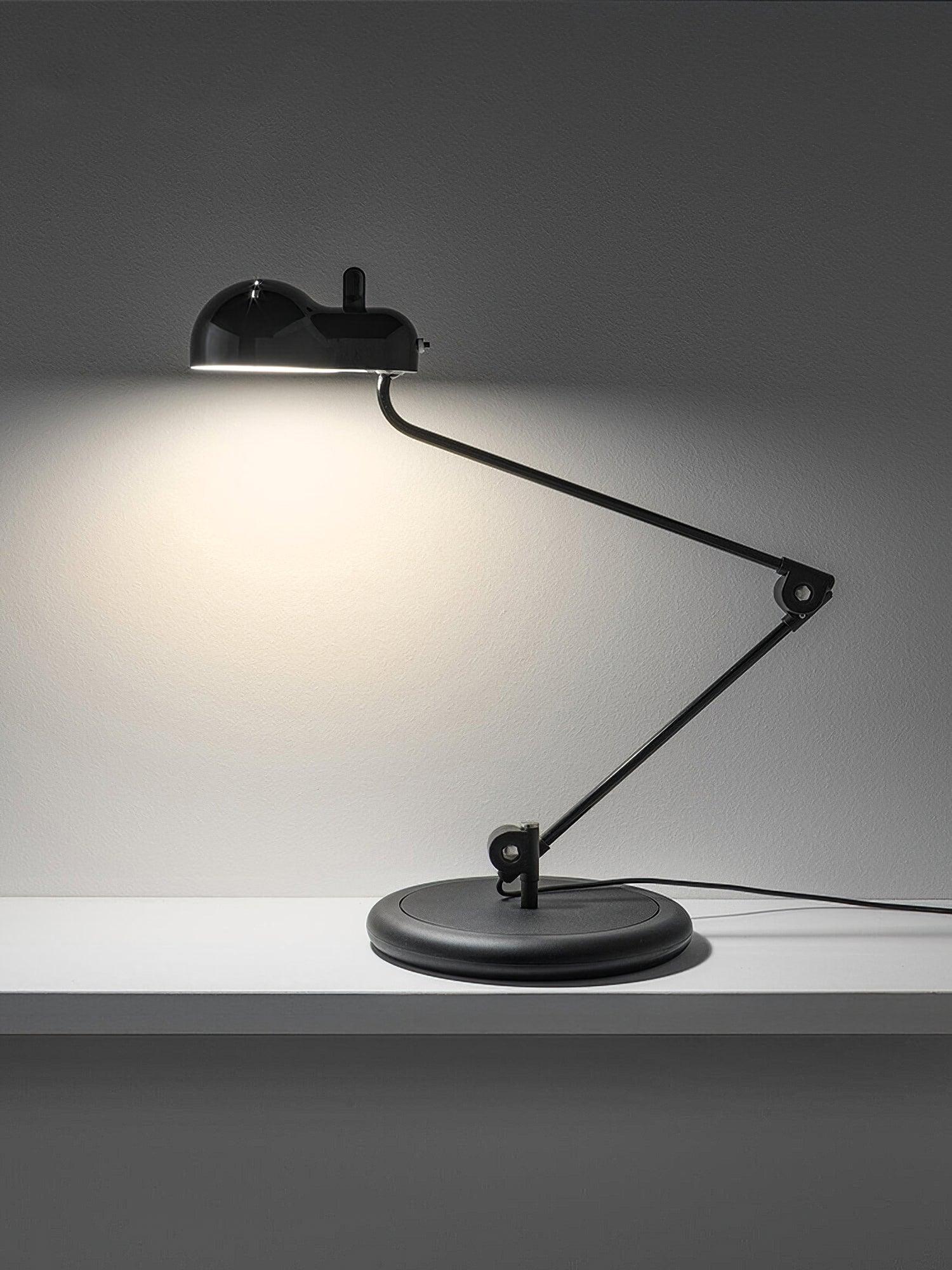 Flaren Steel Classic Table Lamp-Neutral Decor