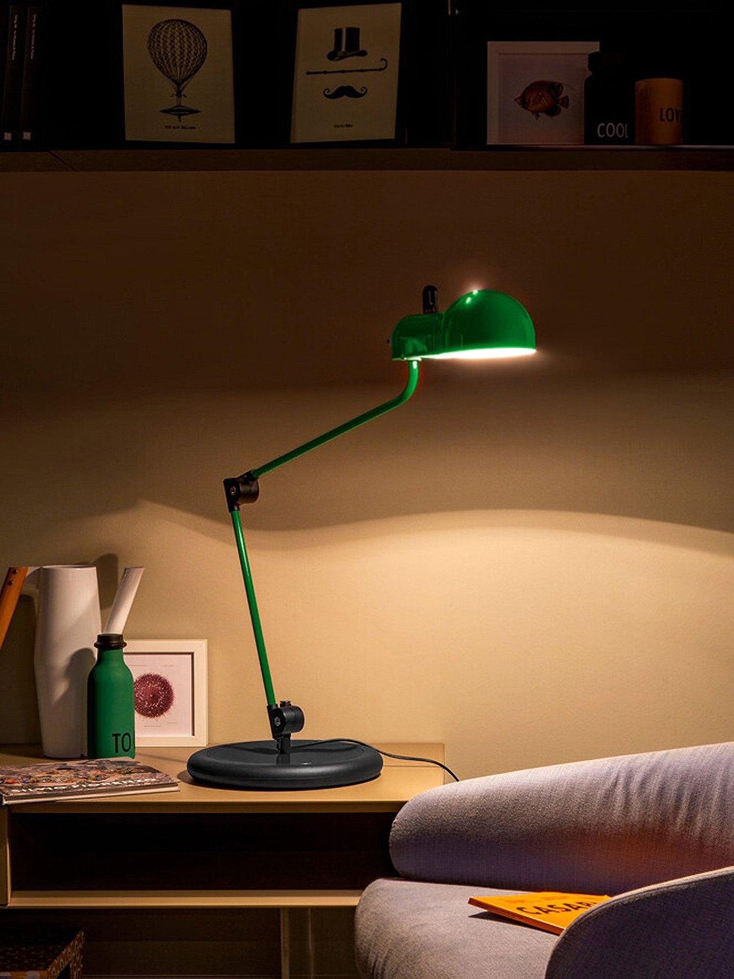 Flaren Steel Classic Table Lamp-Neutral Decor
