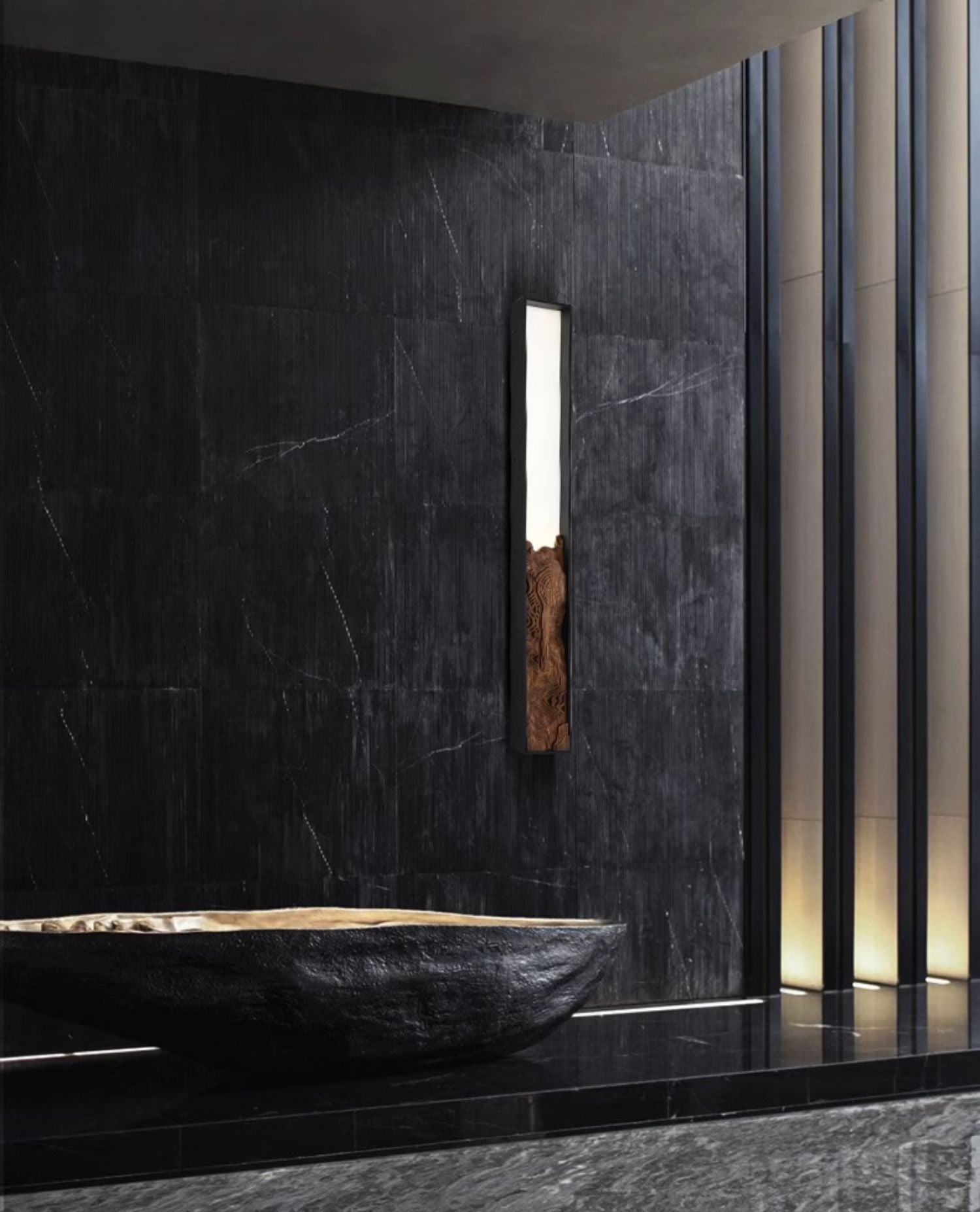 Topographic Lumen Sconce-Neutral Decor