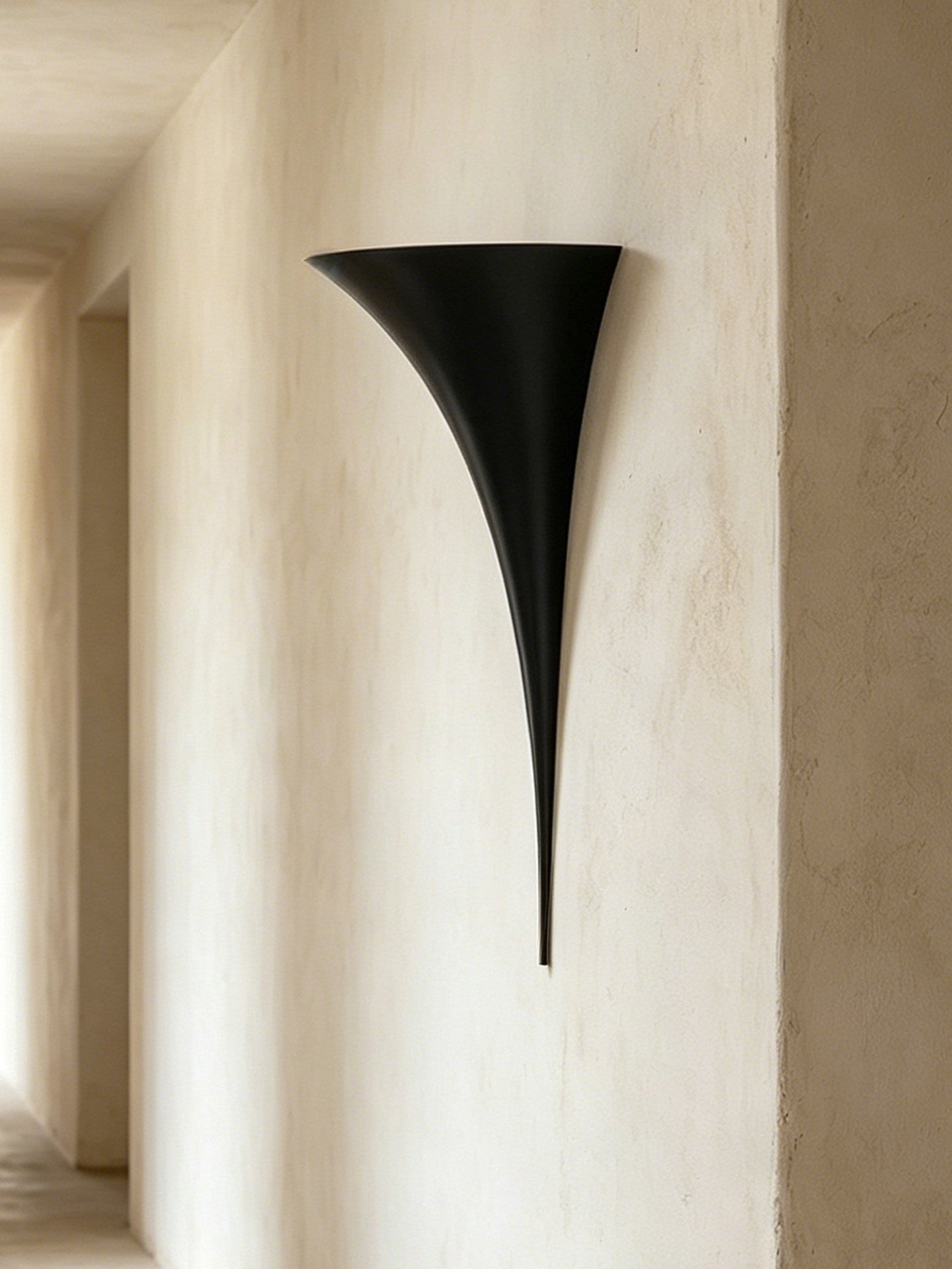 Torch Cone Wall Sconce-Neutral Decor
