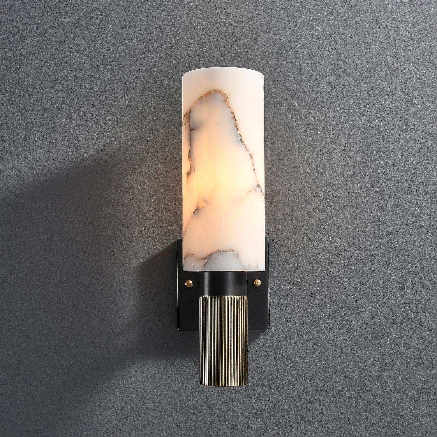 Nivelo Alabaster Wall Light-Neutral Decor
