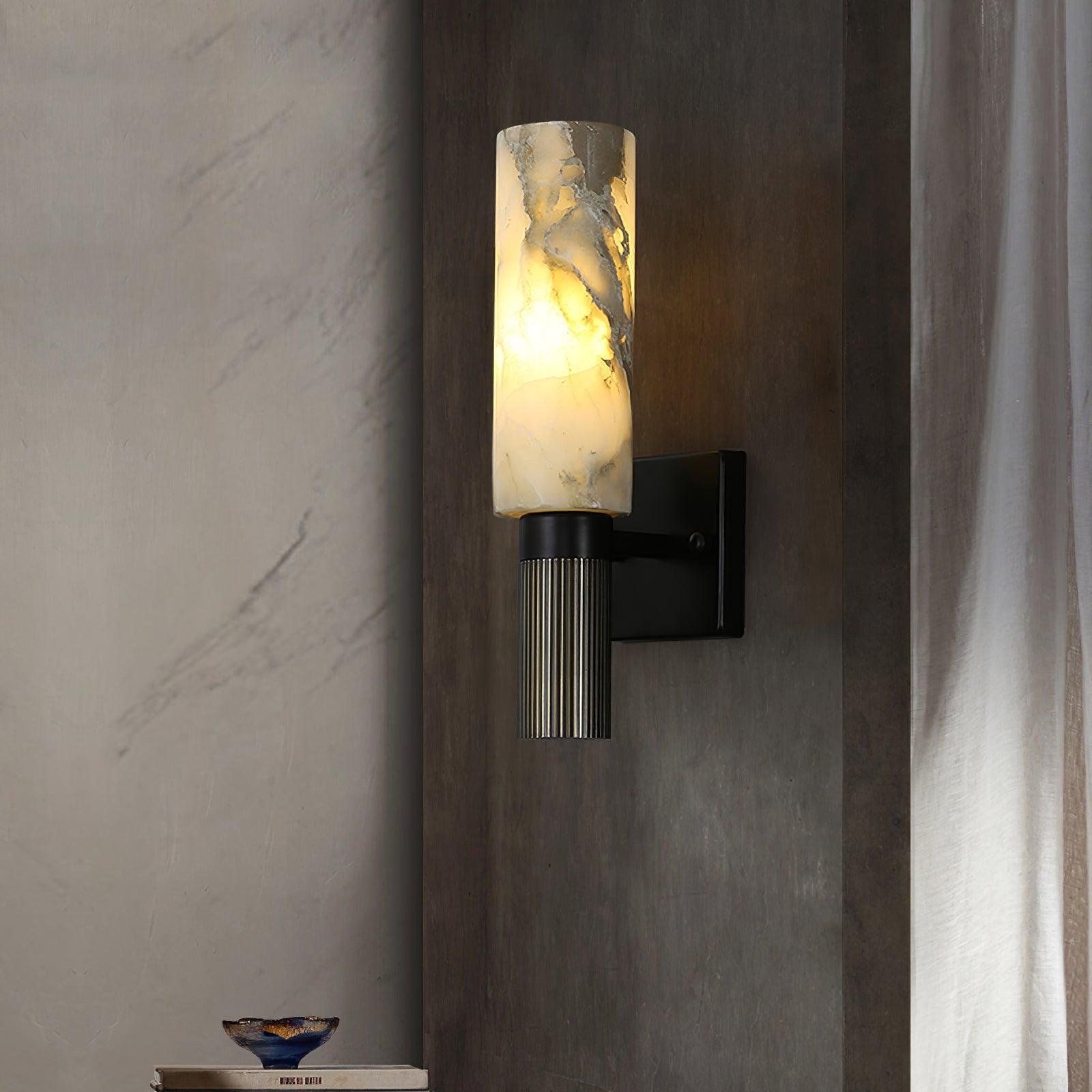 Nivelo Alabaster Wall Light-Neutral Decor